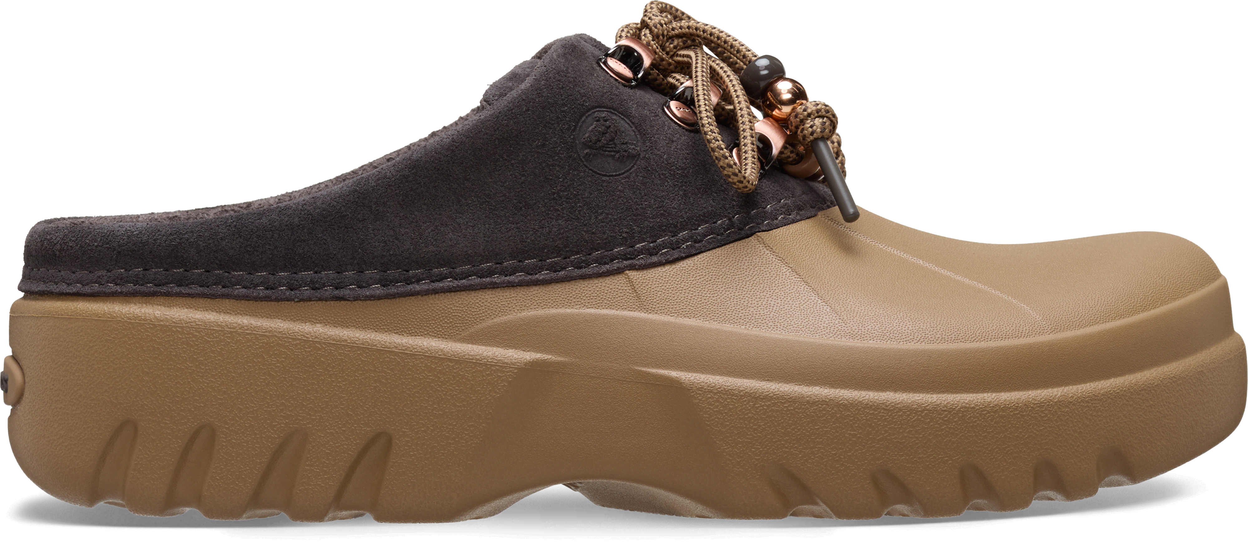 Crocs | Women | Axle Suede Mule | Clogs | Sepia/dark Cocoa | 8