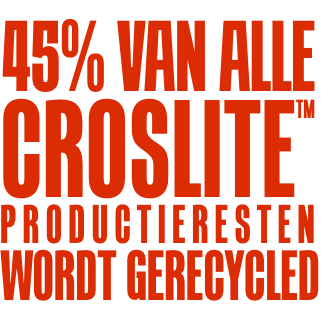 45% of Croslite production scrap is recycled.