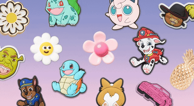 characters jibbitz charms