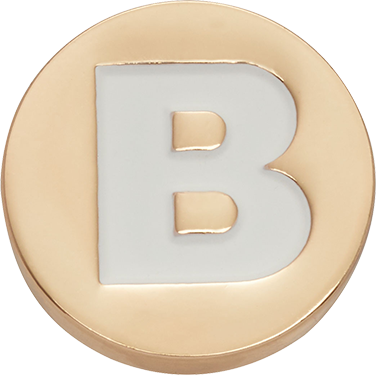 Gold Letter B