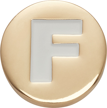 Gold Letter F