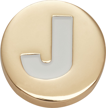 Gold Letter J