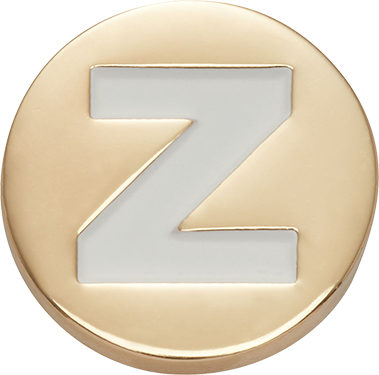 Gold Letter Z