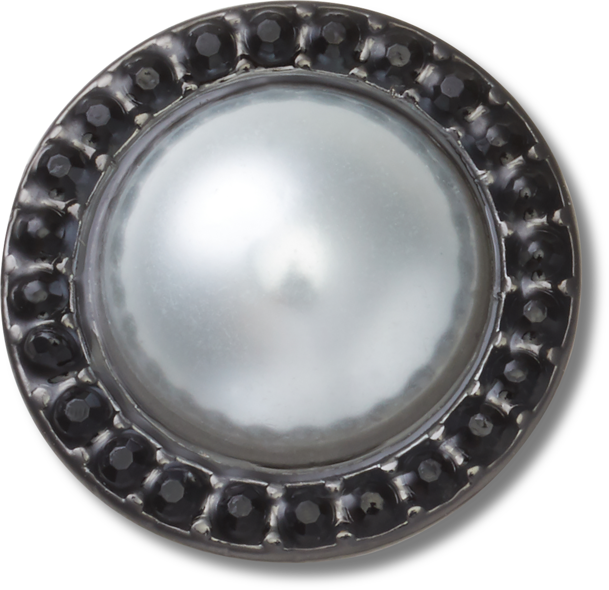 Pearl with Black Gem Base