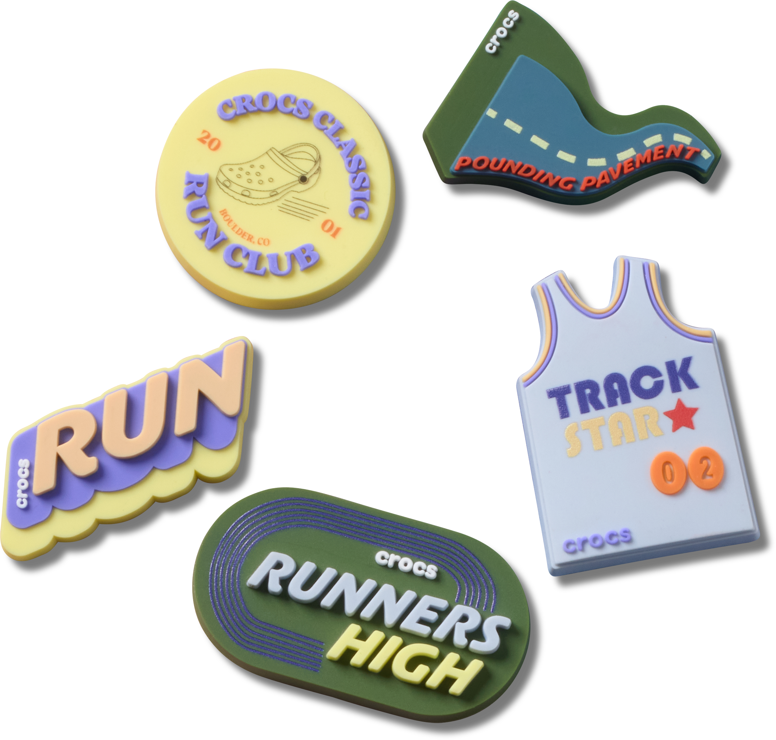 Crocs Run Club 5 Pack