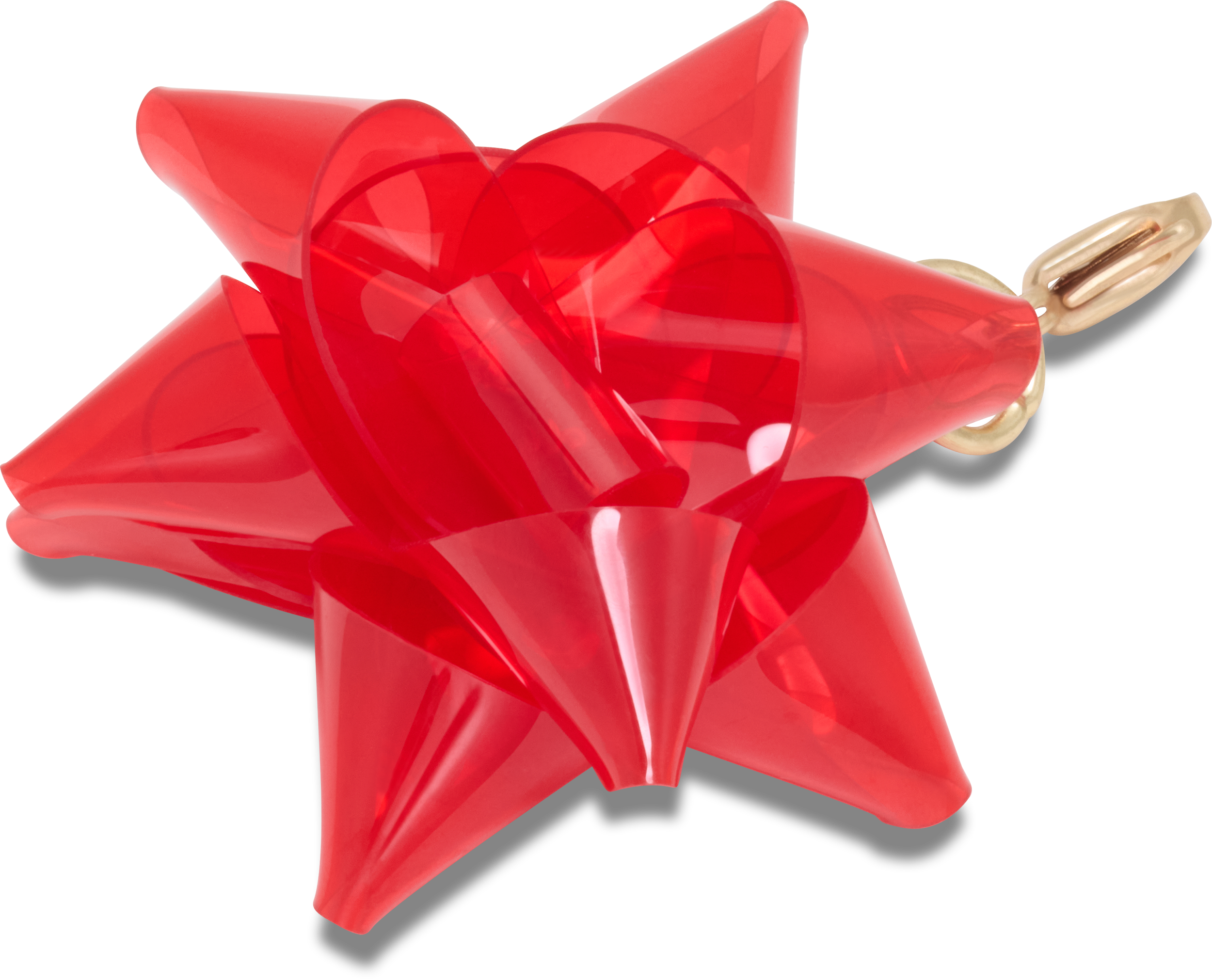 Red Holiday Bow Charm