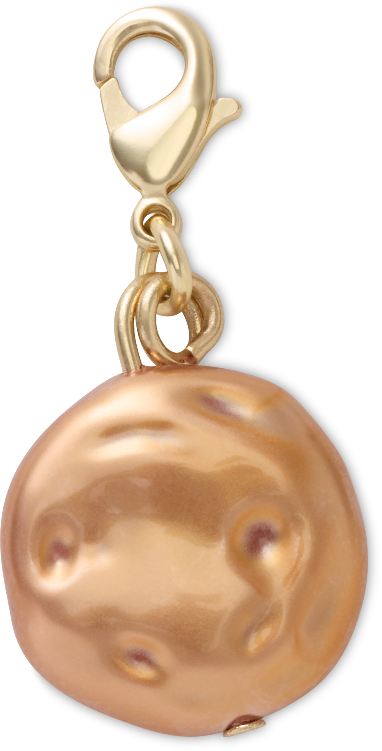 Orange Pearl Charm