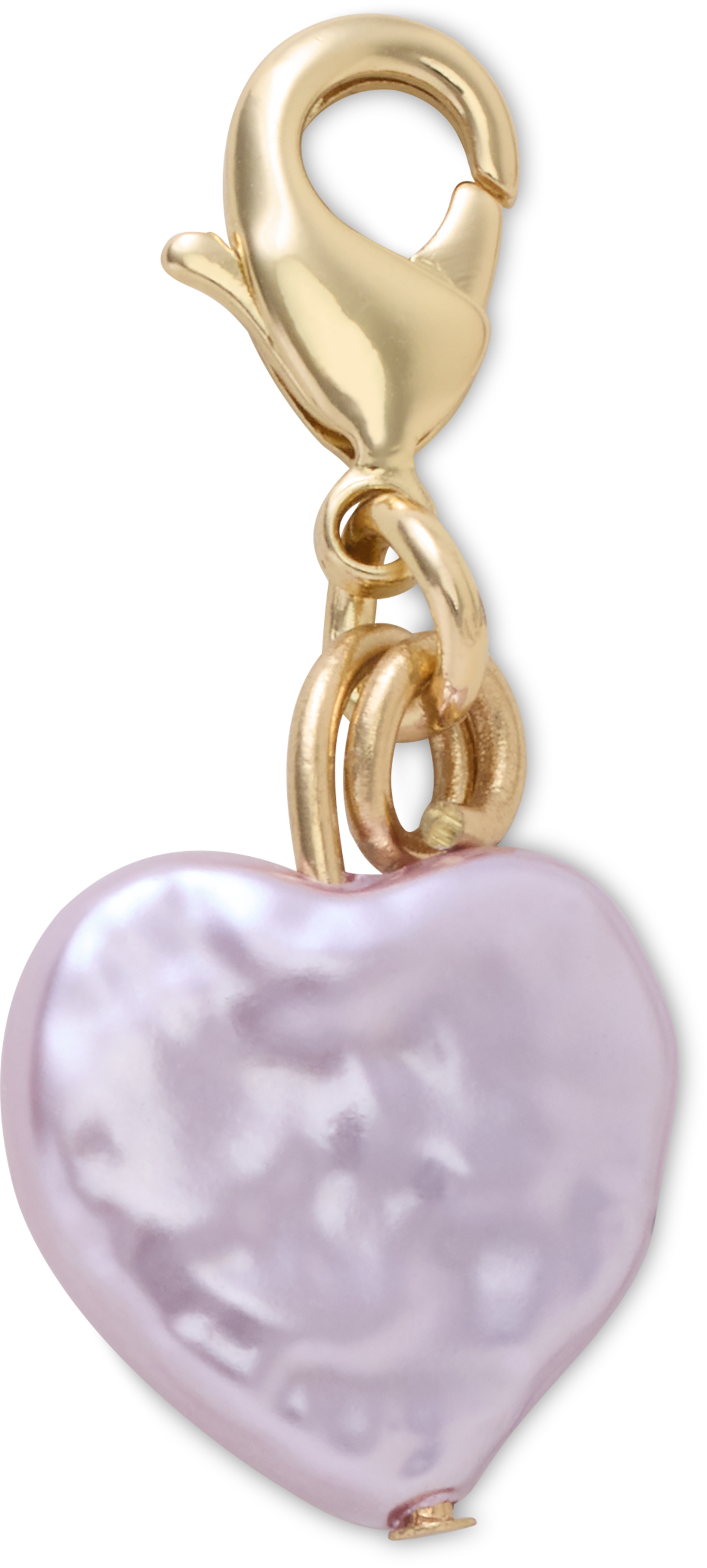 Pearl Shaped Pink Heart