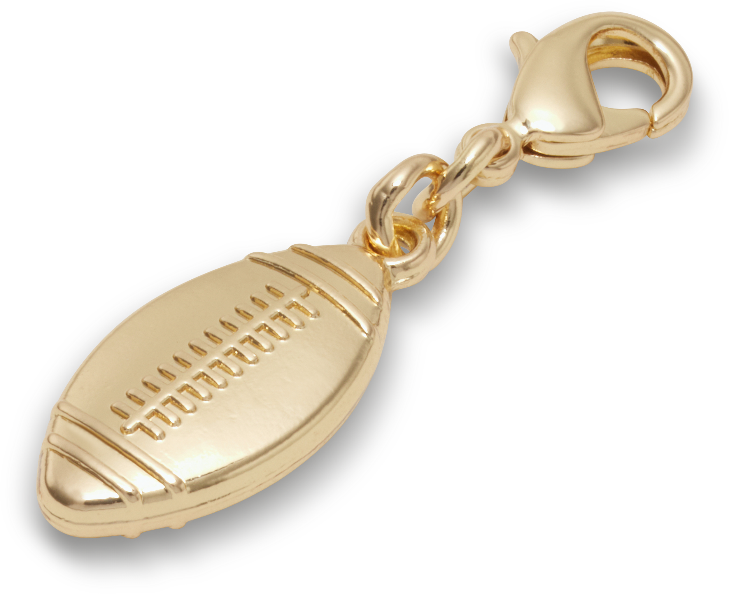 Gold Football Charm