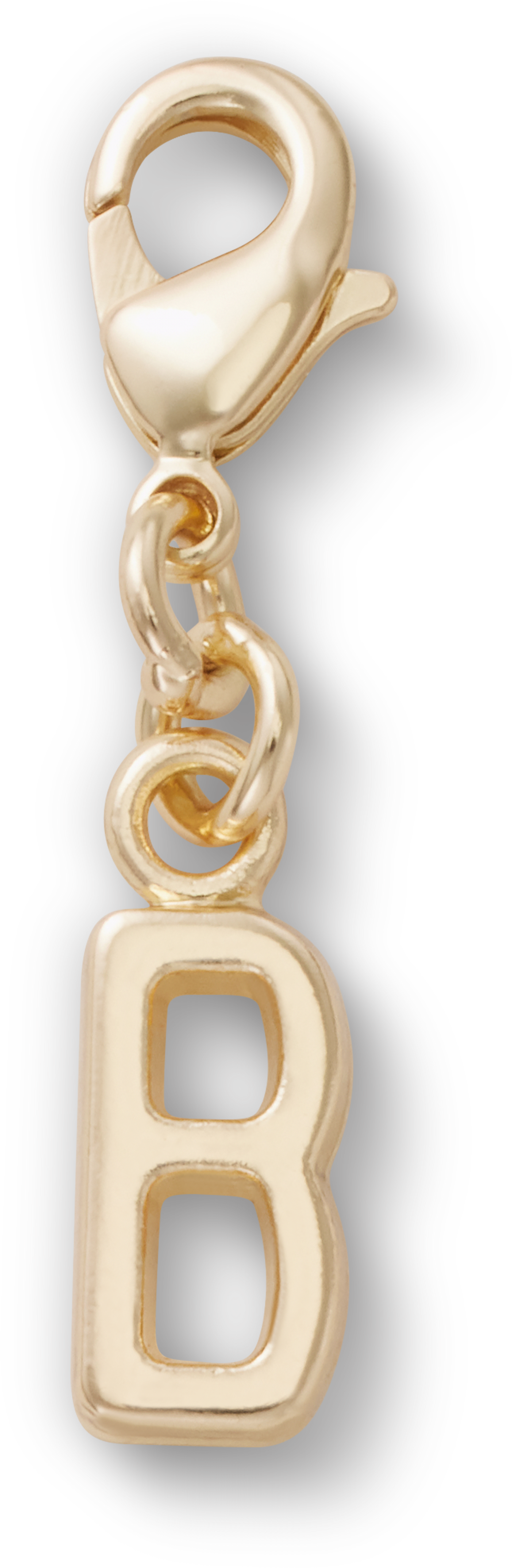 Gold Letter B Charm