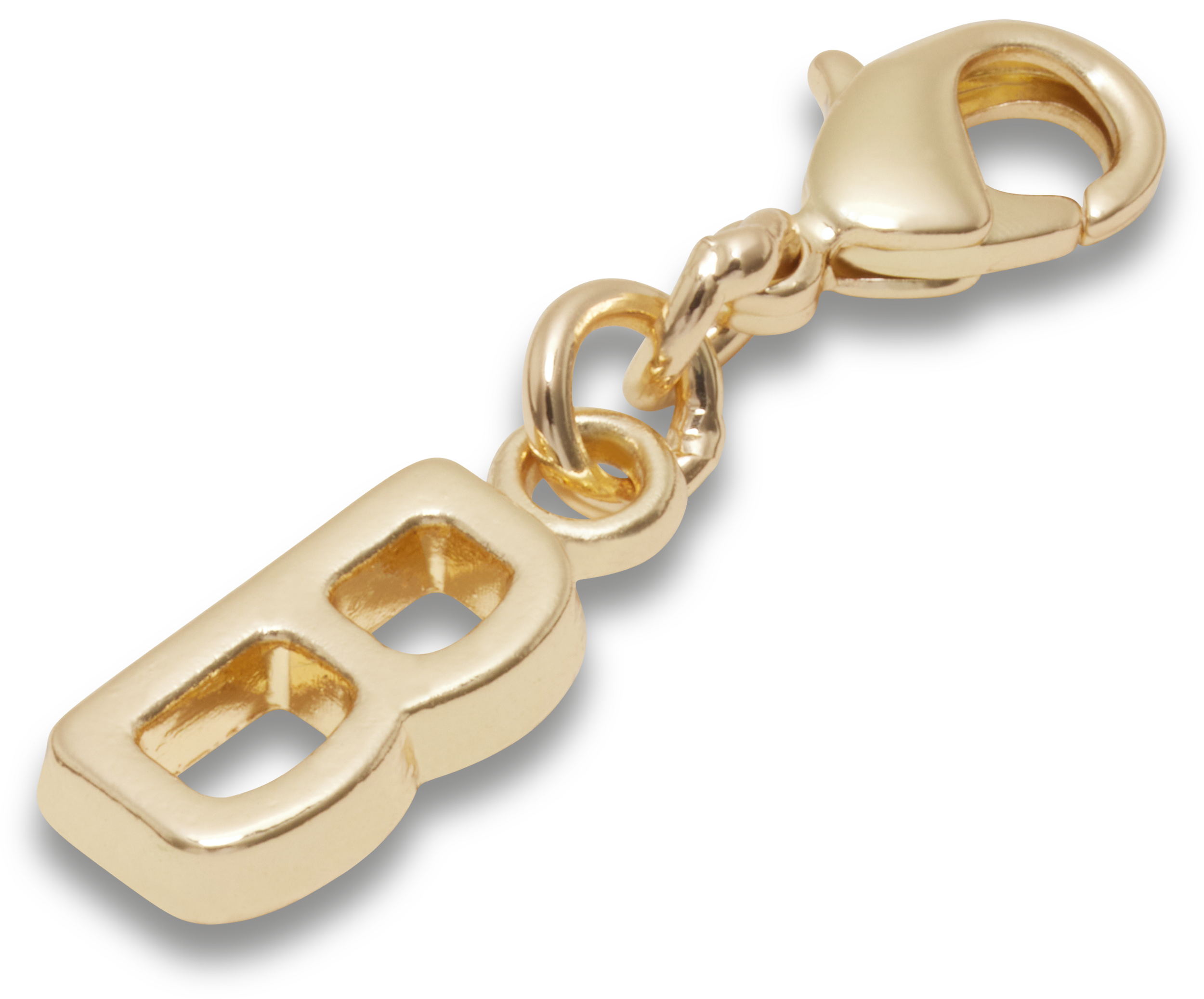 Gold Letter B Charm