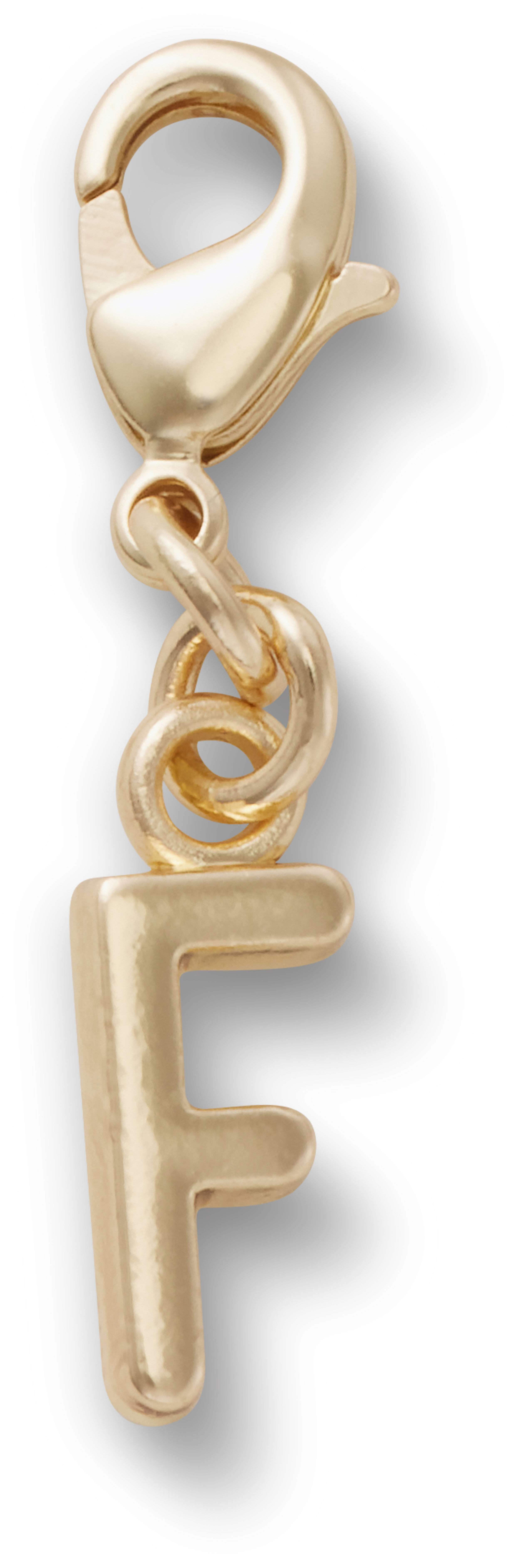 Gold Letter F Charm
