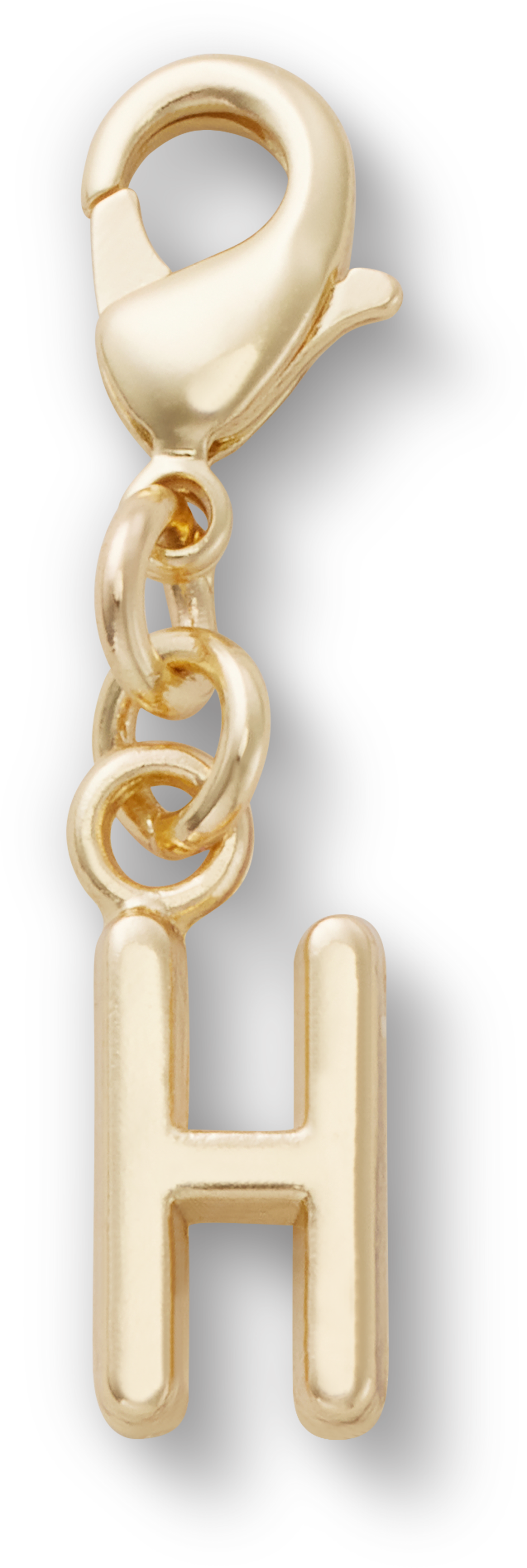 Gold Letter H Charm