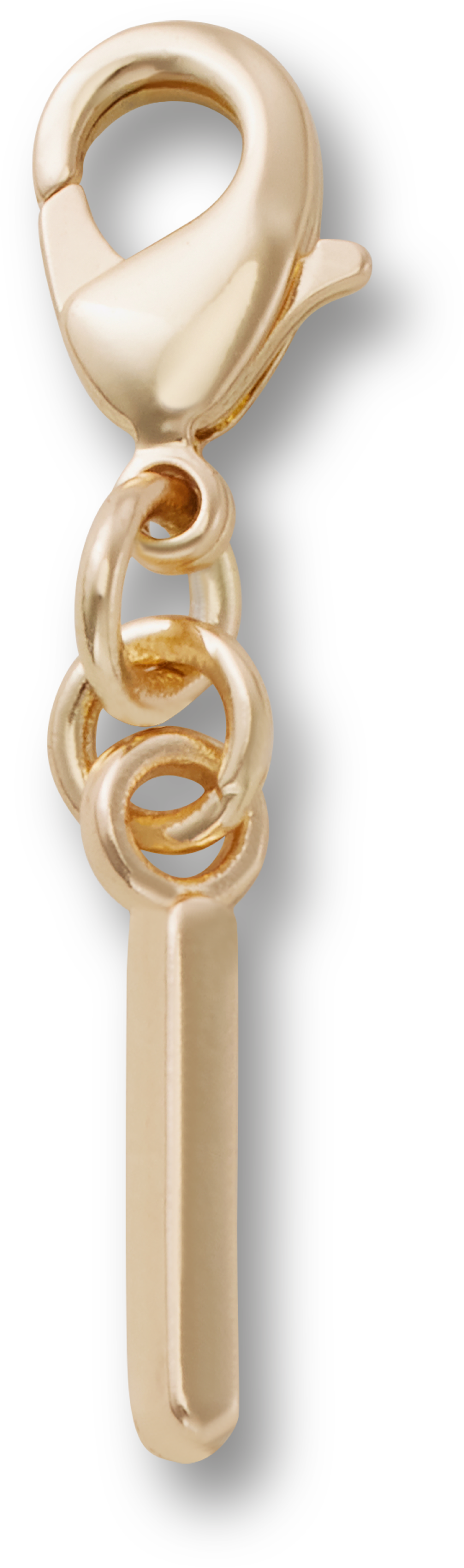 Gold Letter I Charm