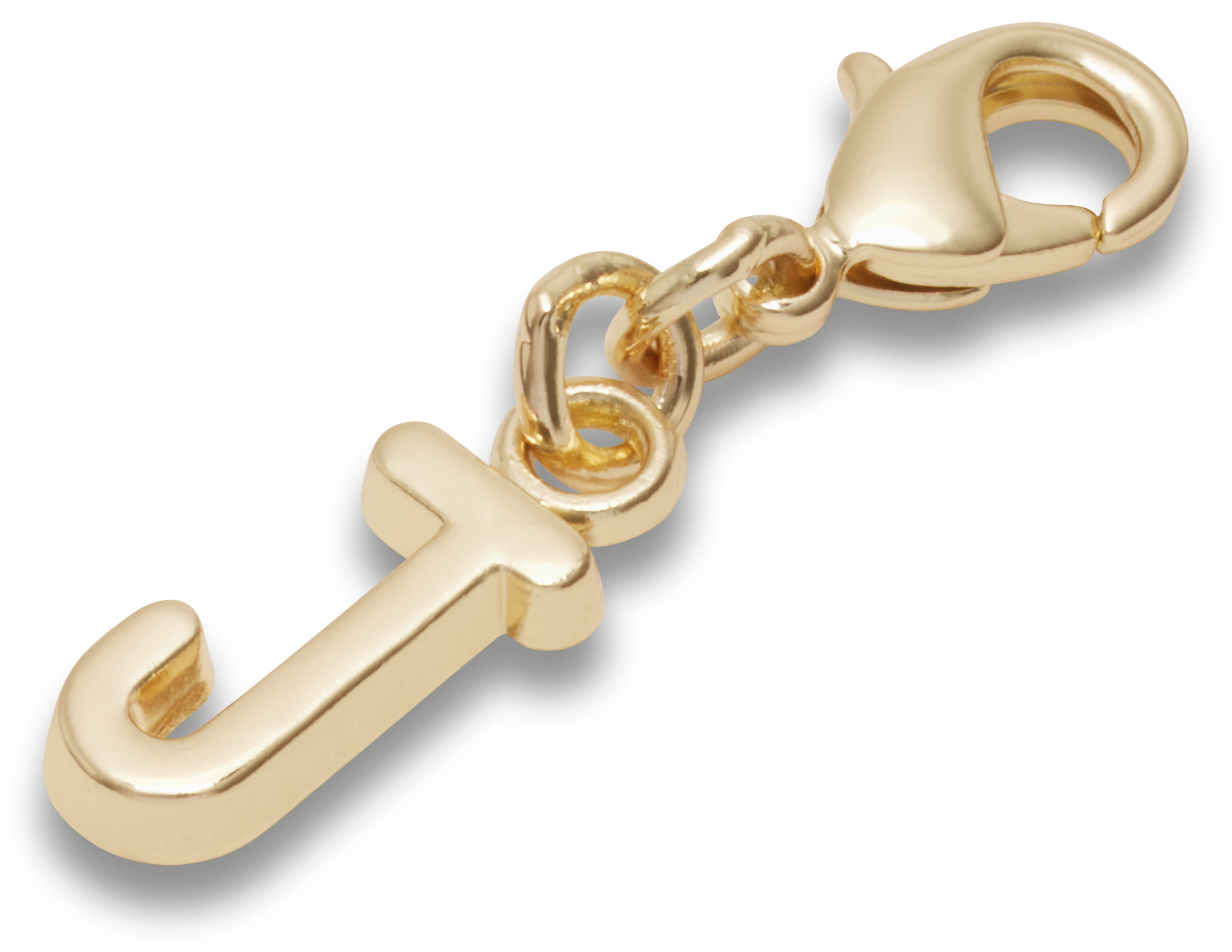 Gold Letter J Charm