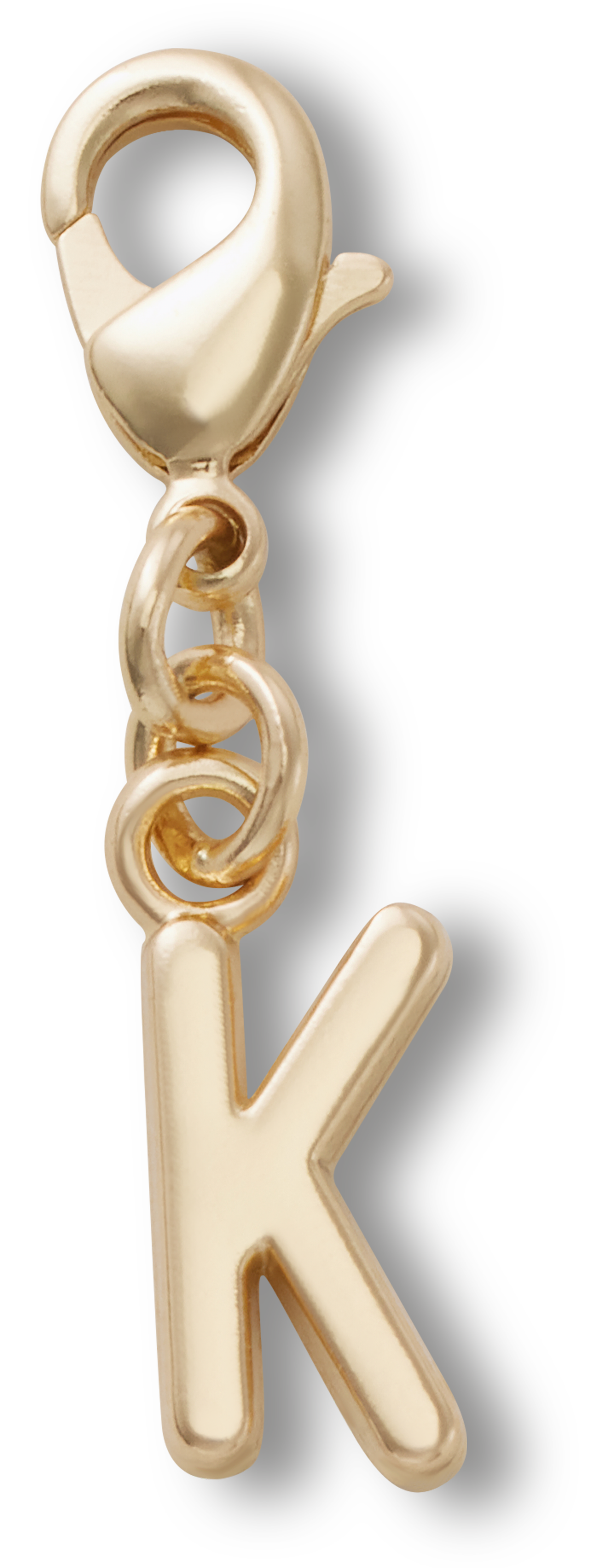 Gold Letter K Charm