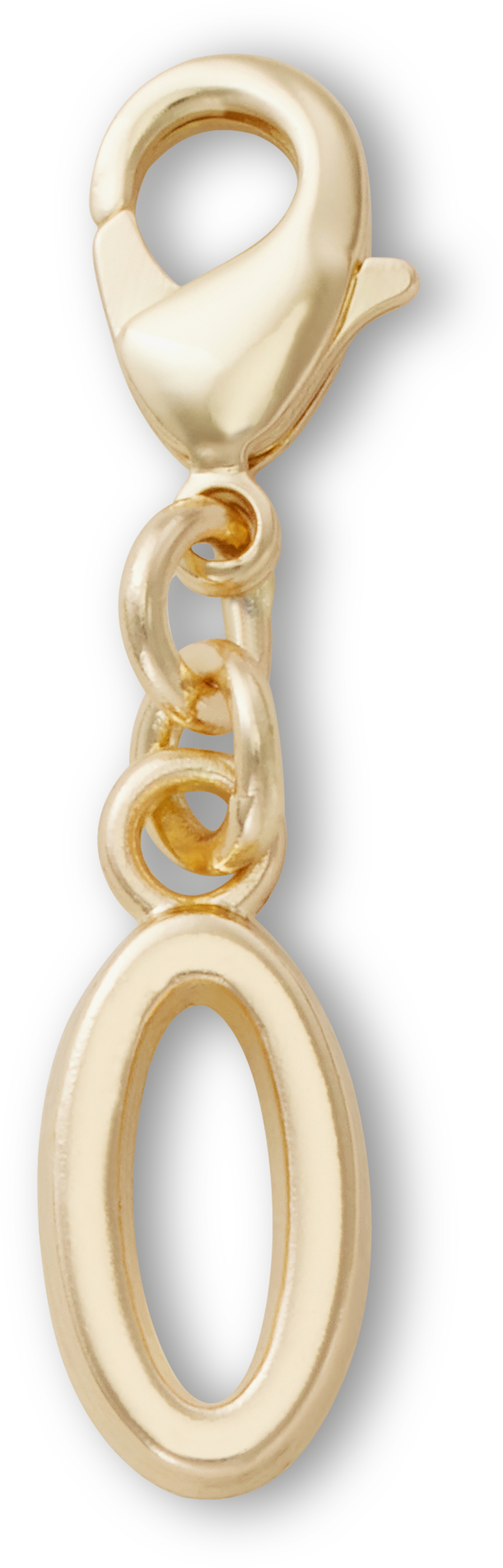 Gold Letter O Charm