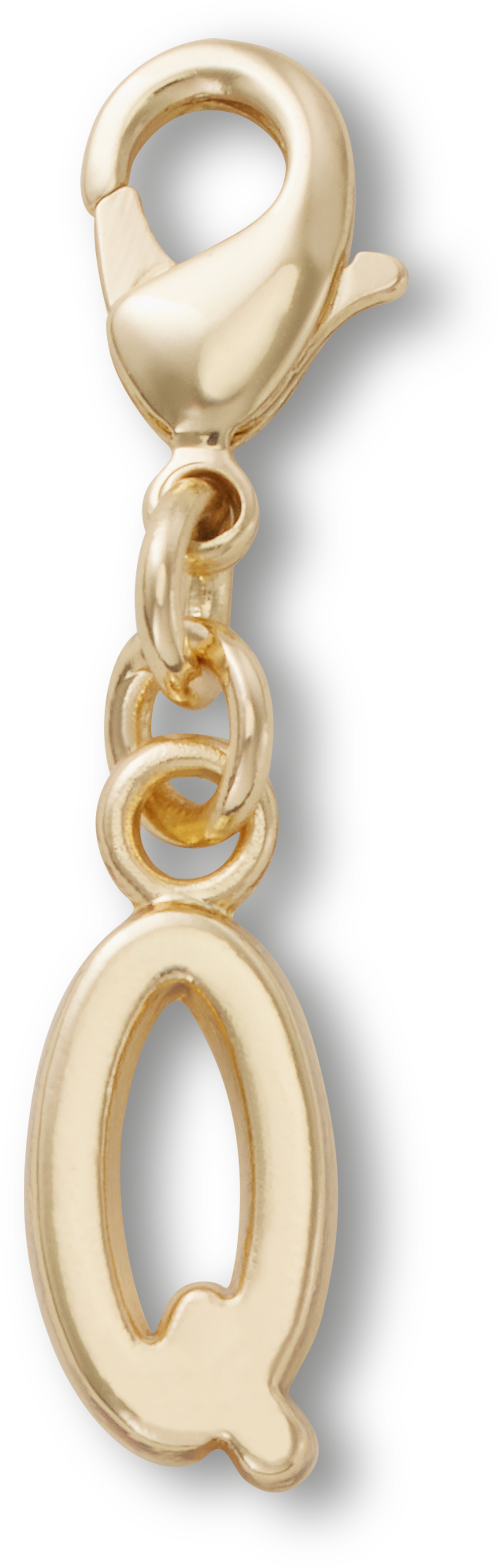 Gold Letter Q Charm