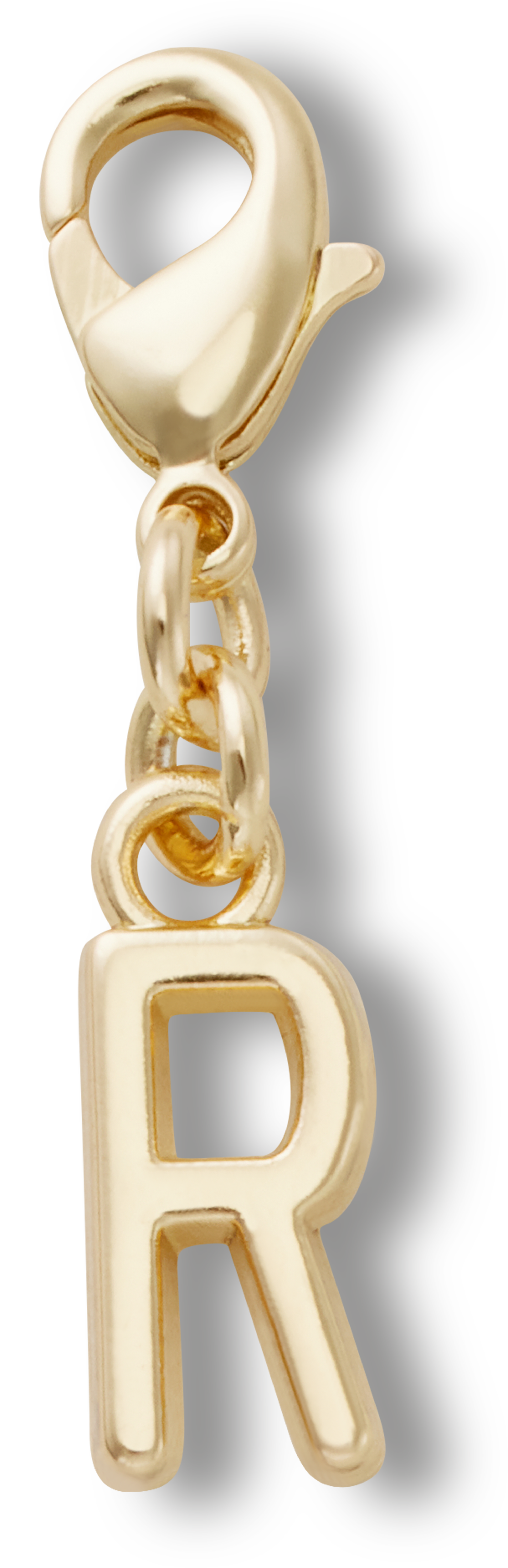 Gold Letter R Charm