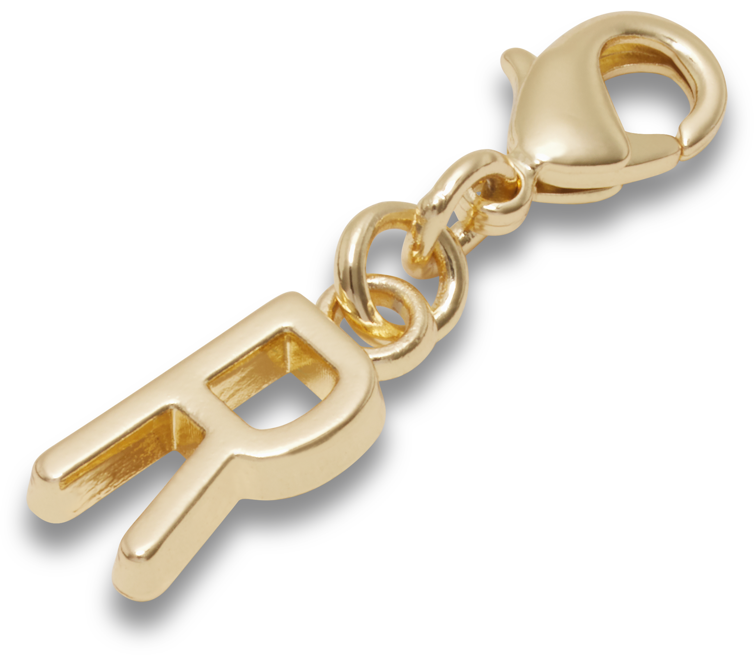 Gold Letter R Charm