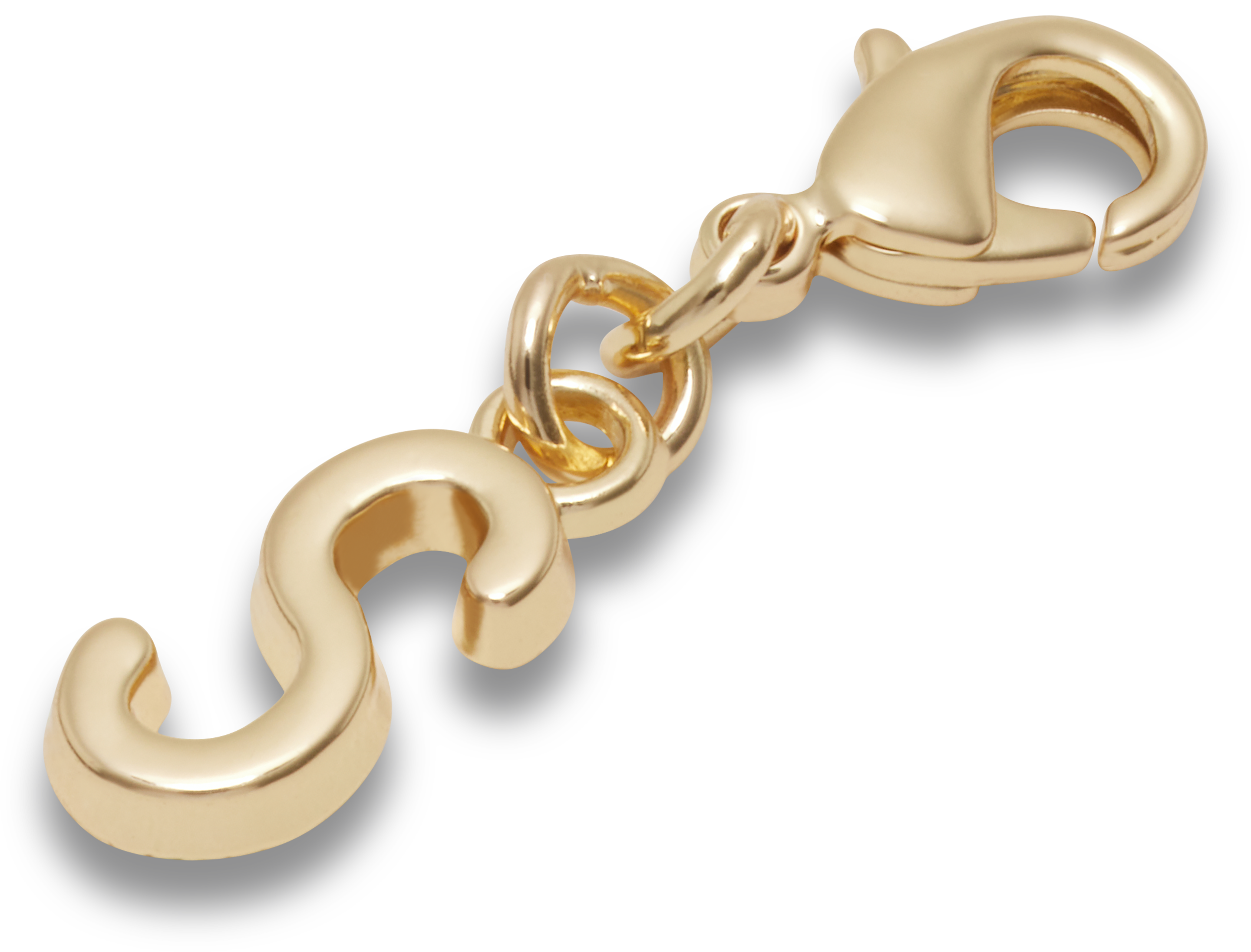 Gold Letter S Charm