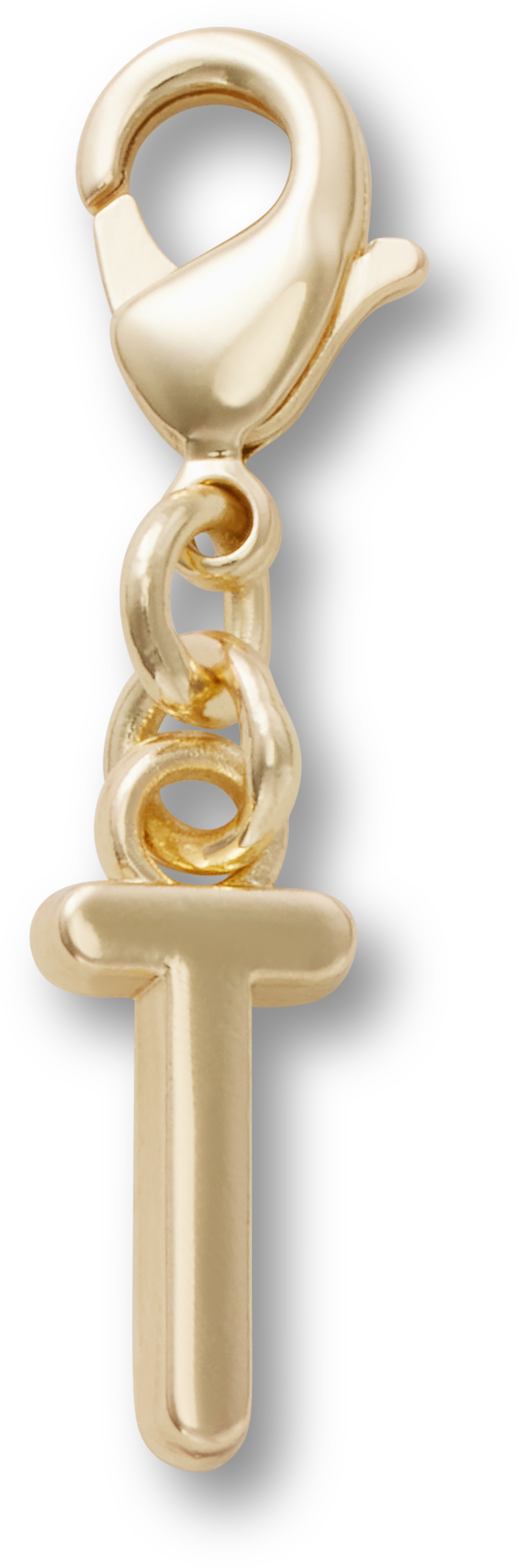 Gold Letter T Charm