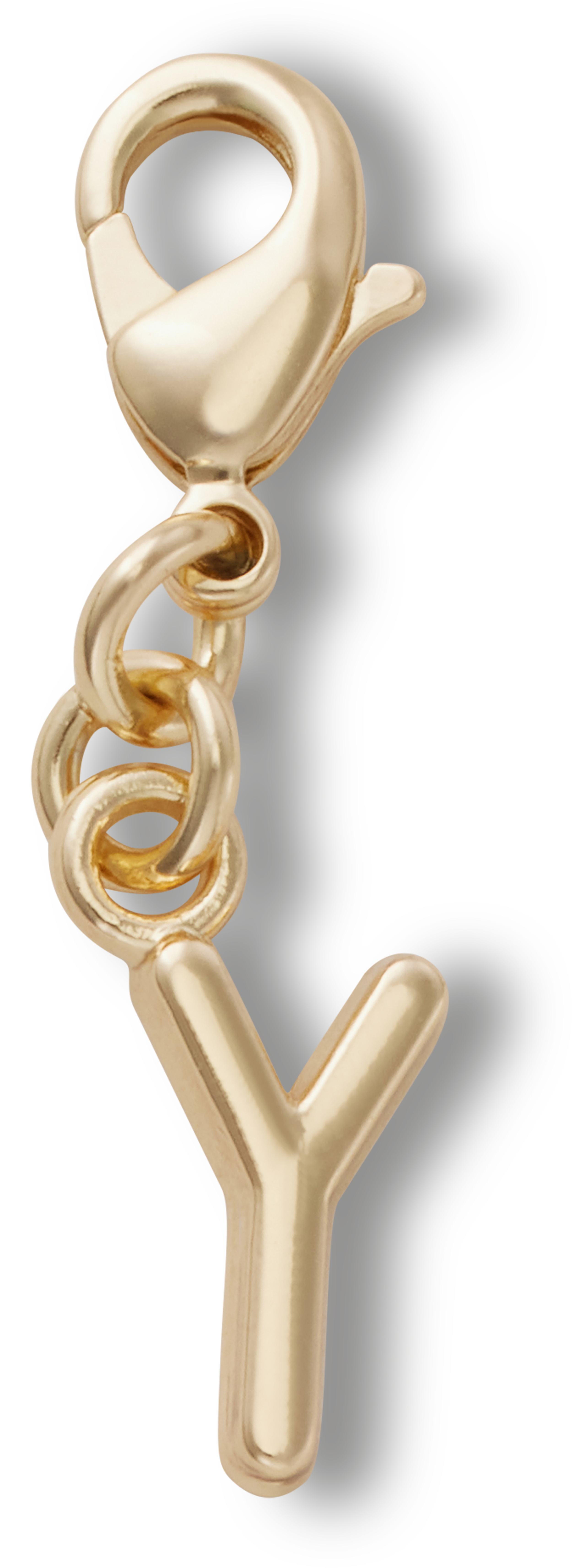 Gold Letter Y Charm
