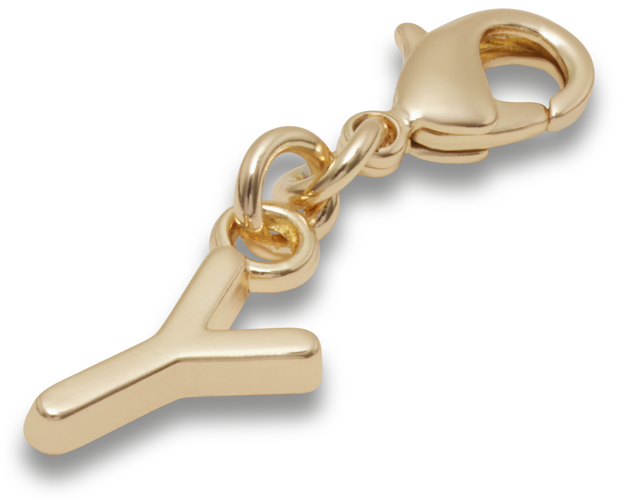 Gold Letter Y Charm