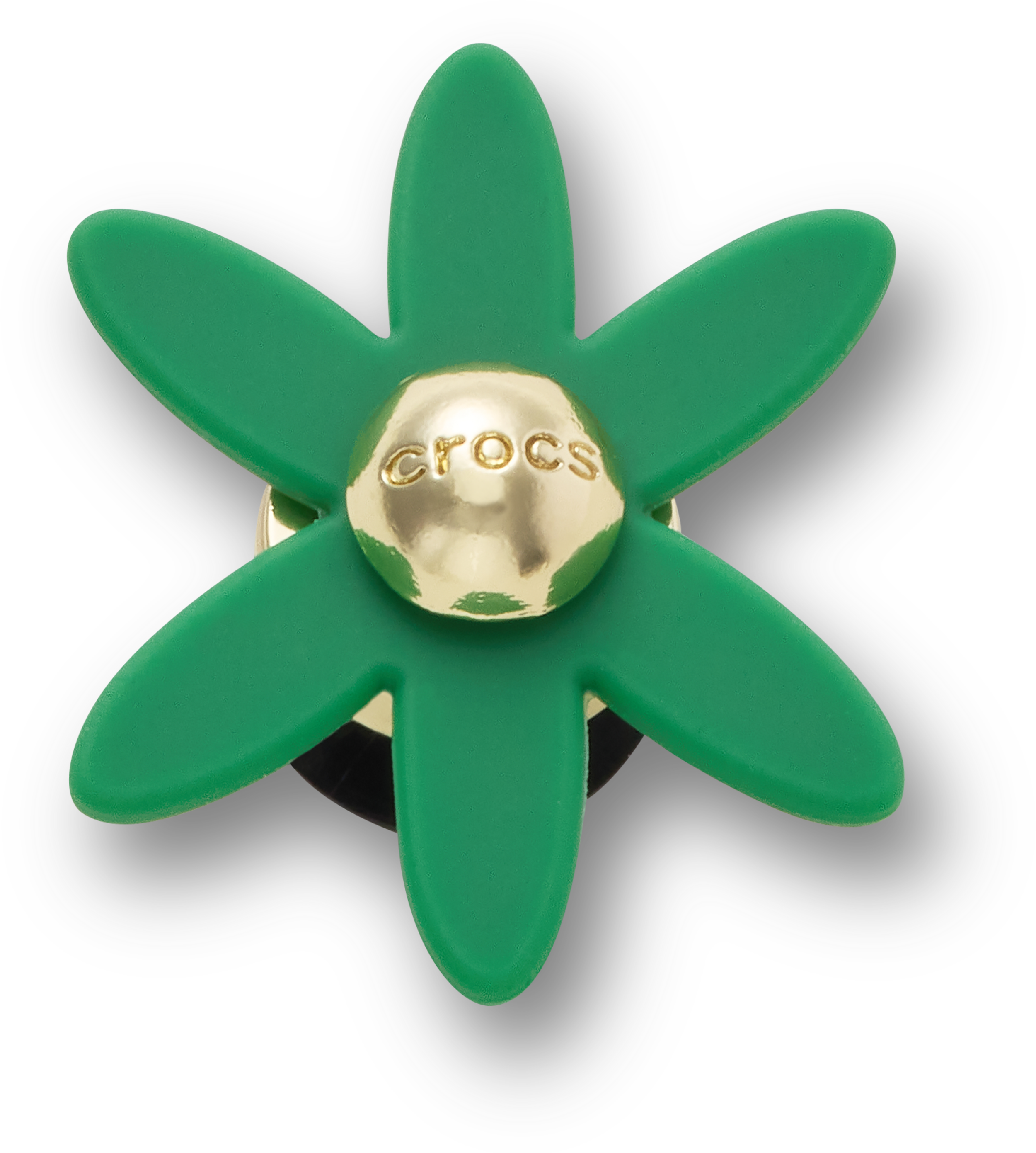 Retro Green Spinner Flower