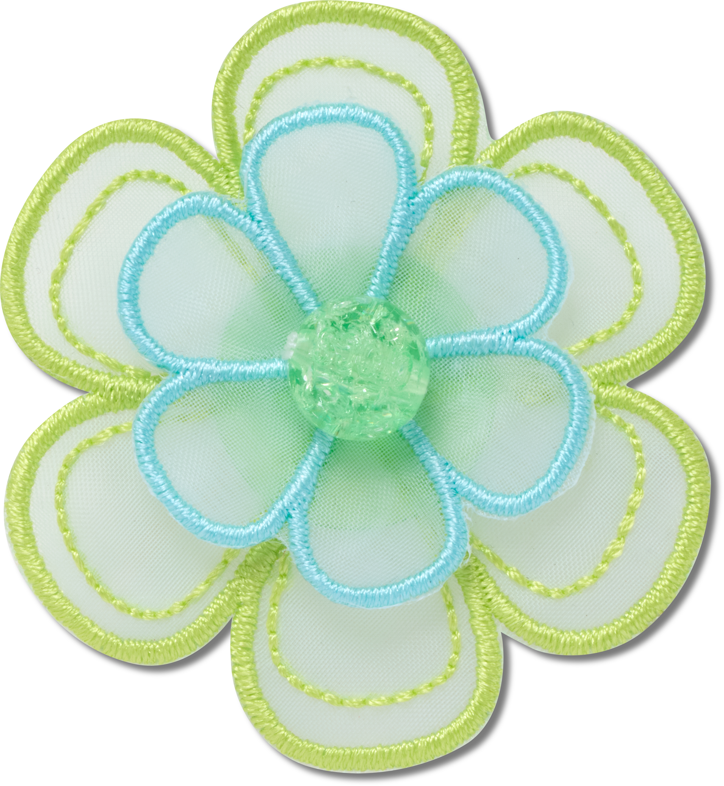Green Mesh Flower