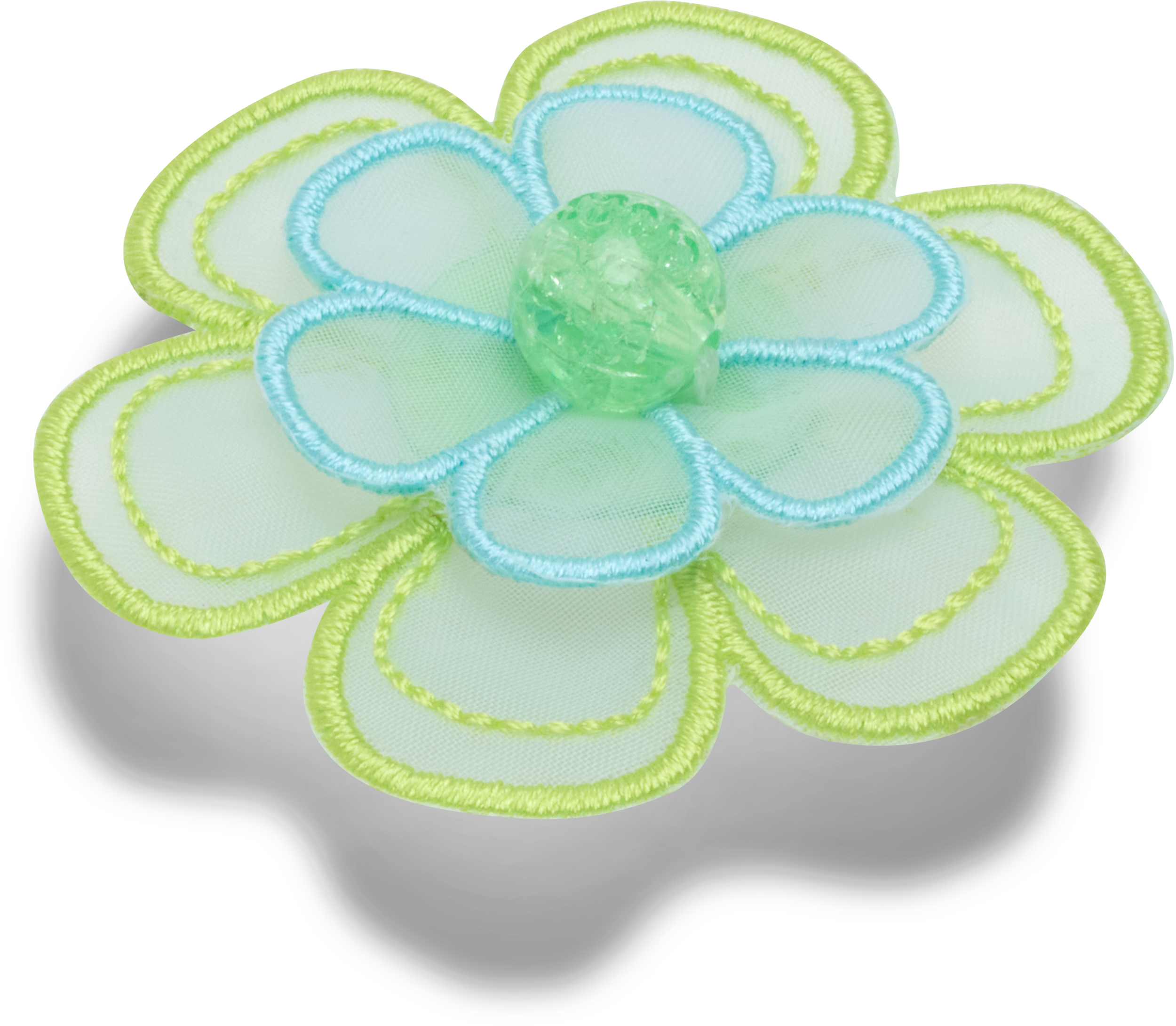 Green Mesh Flower