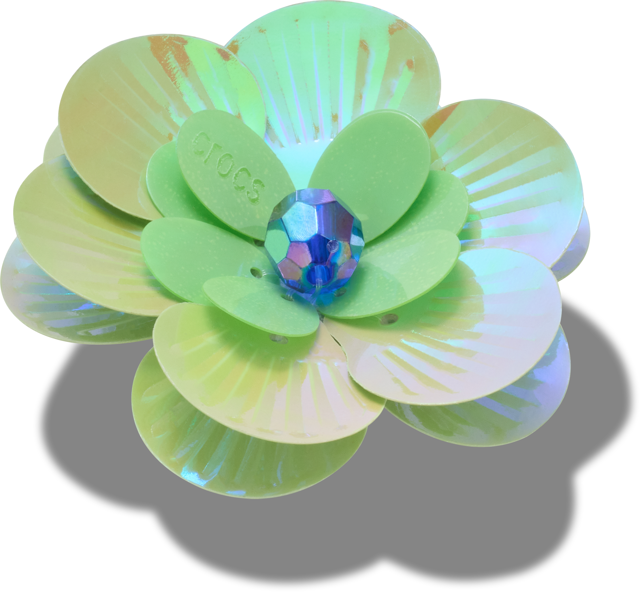 Sequin Green Flower