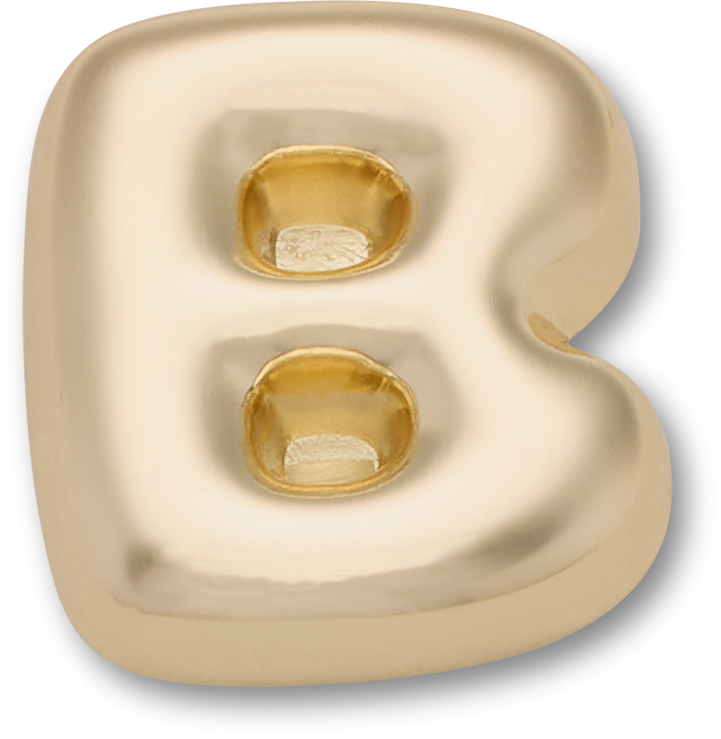 Gold Bubble Letter B