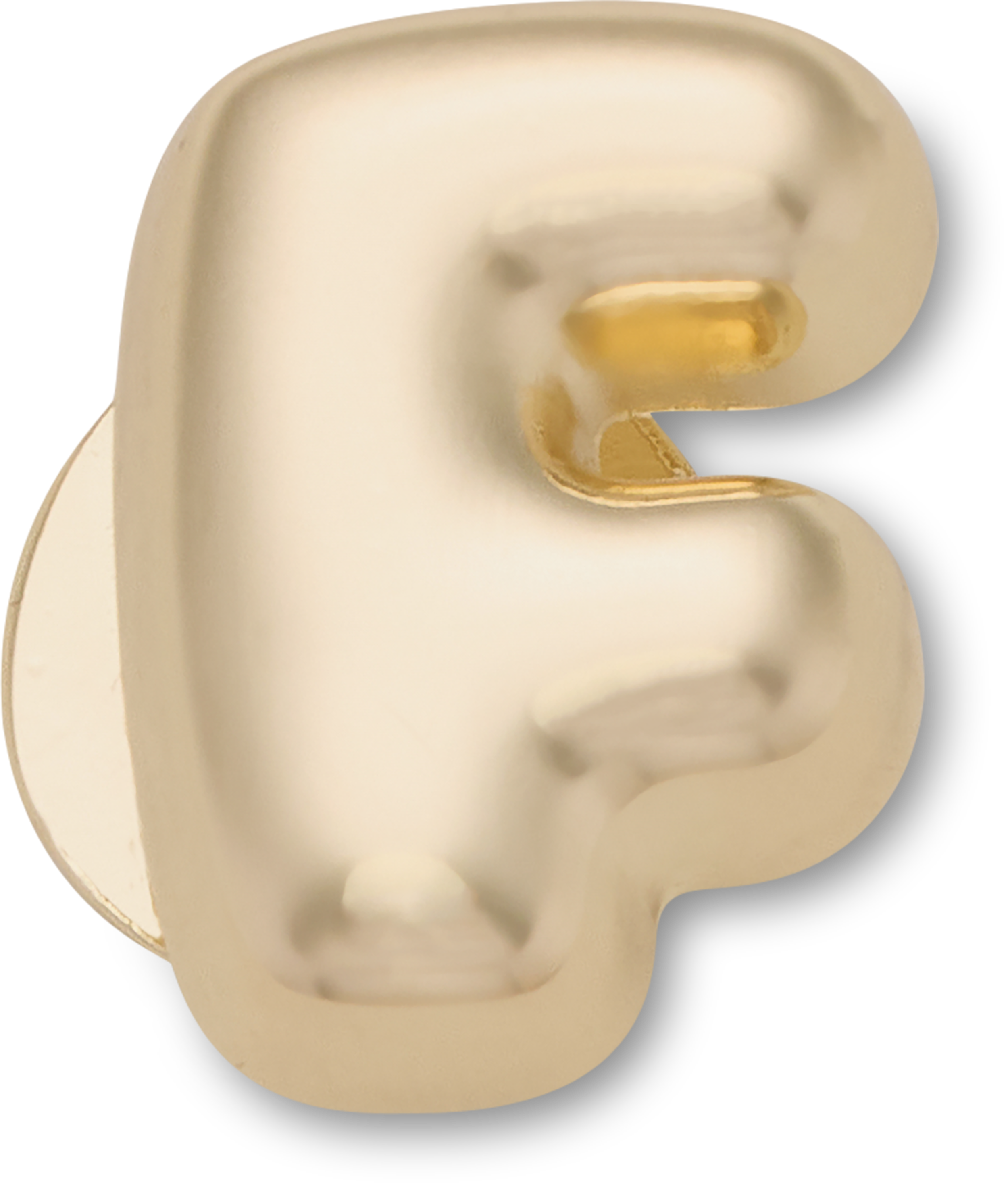 Gold Bubble Letter F