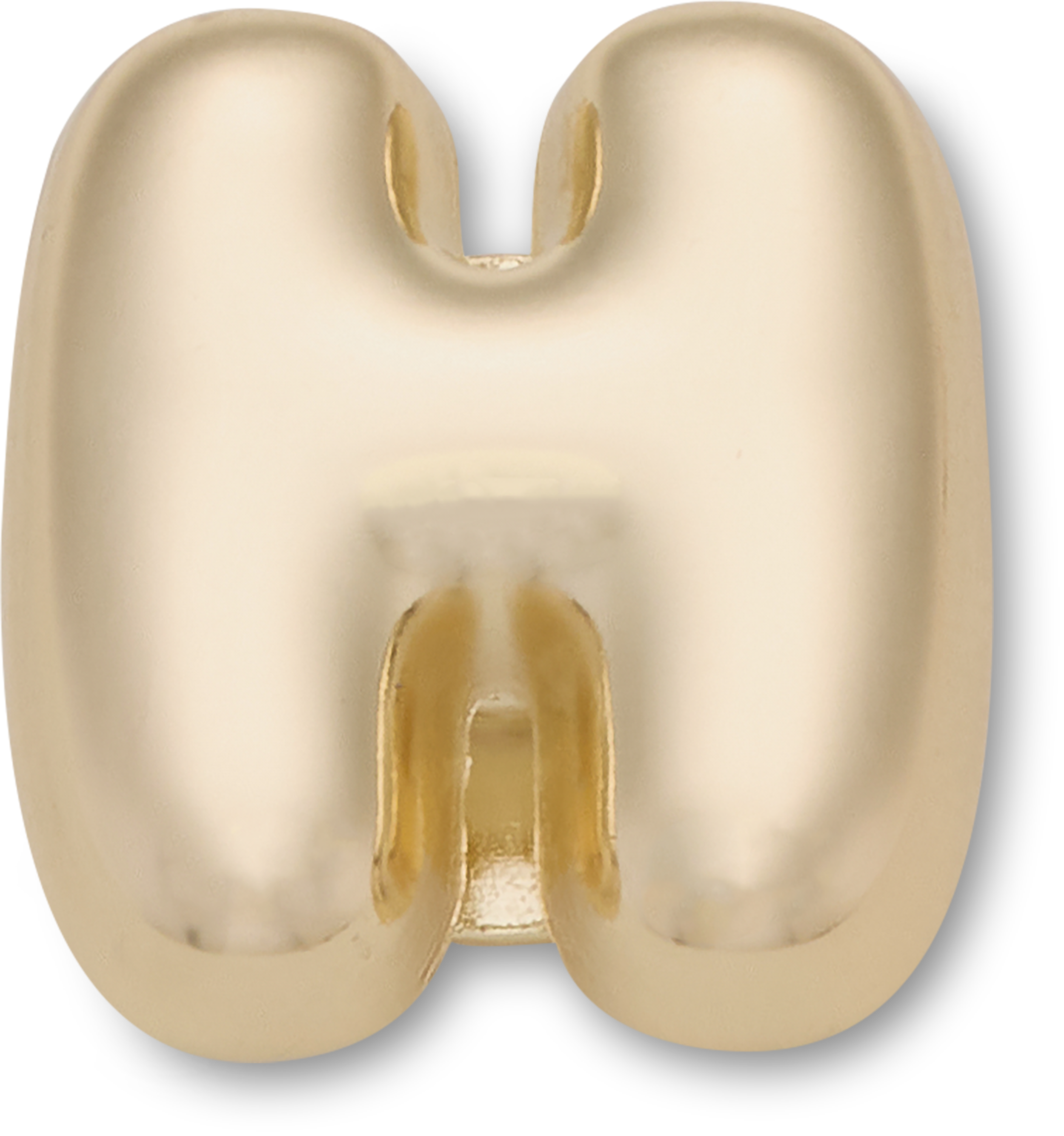 Gold Bubble Letter H