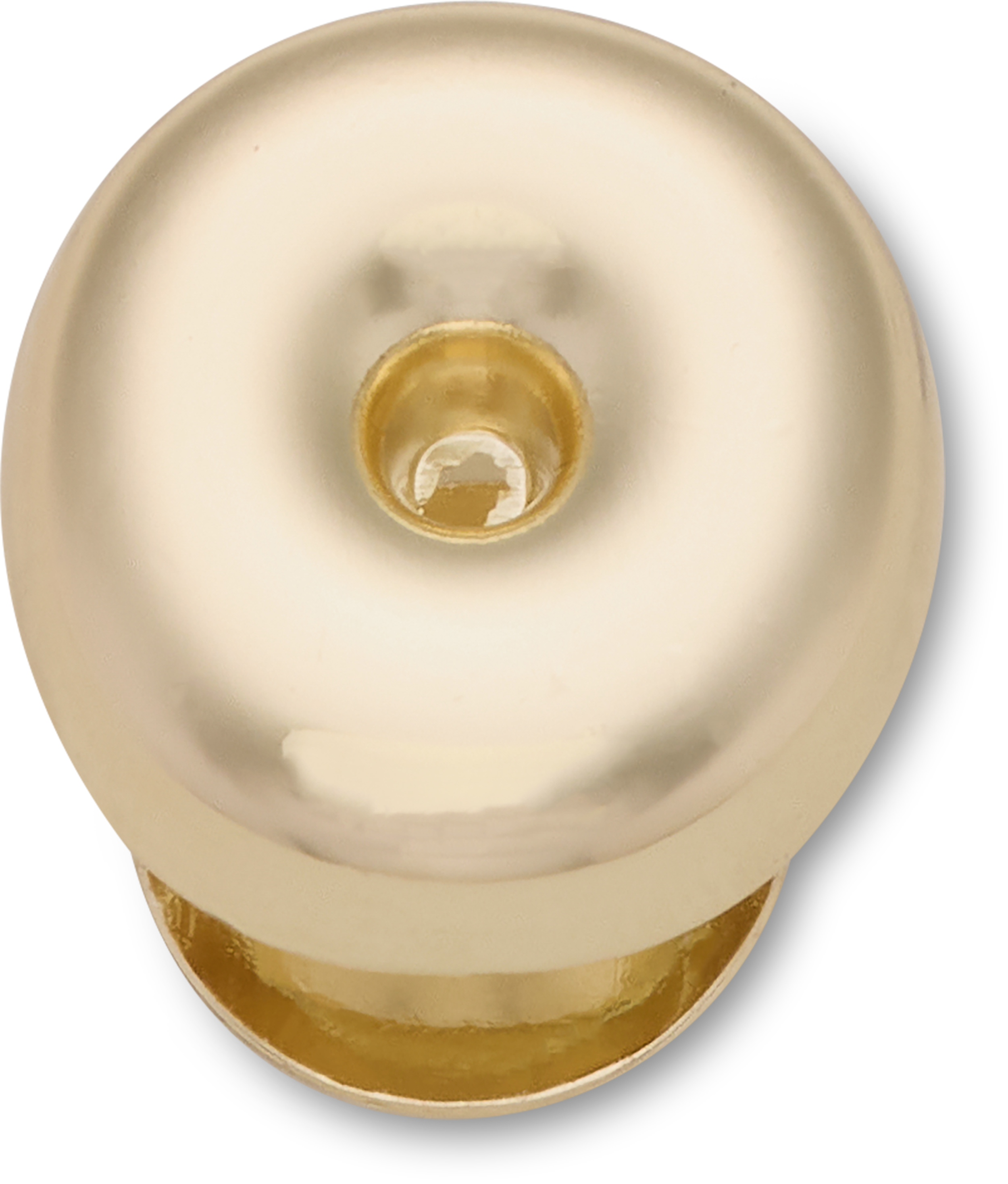 Gold Bubble Letter O