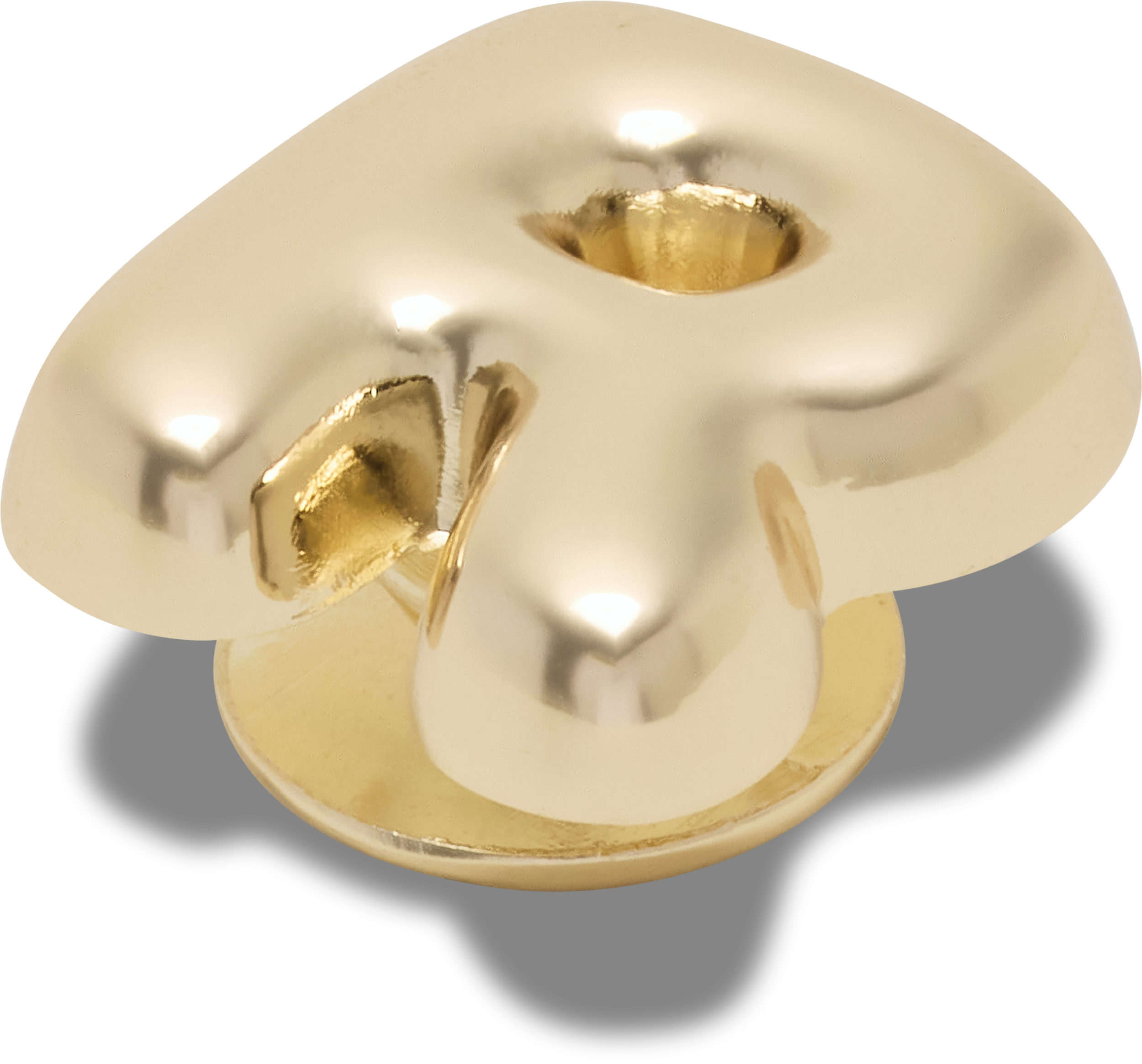 Gold Bubble Letter R