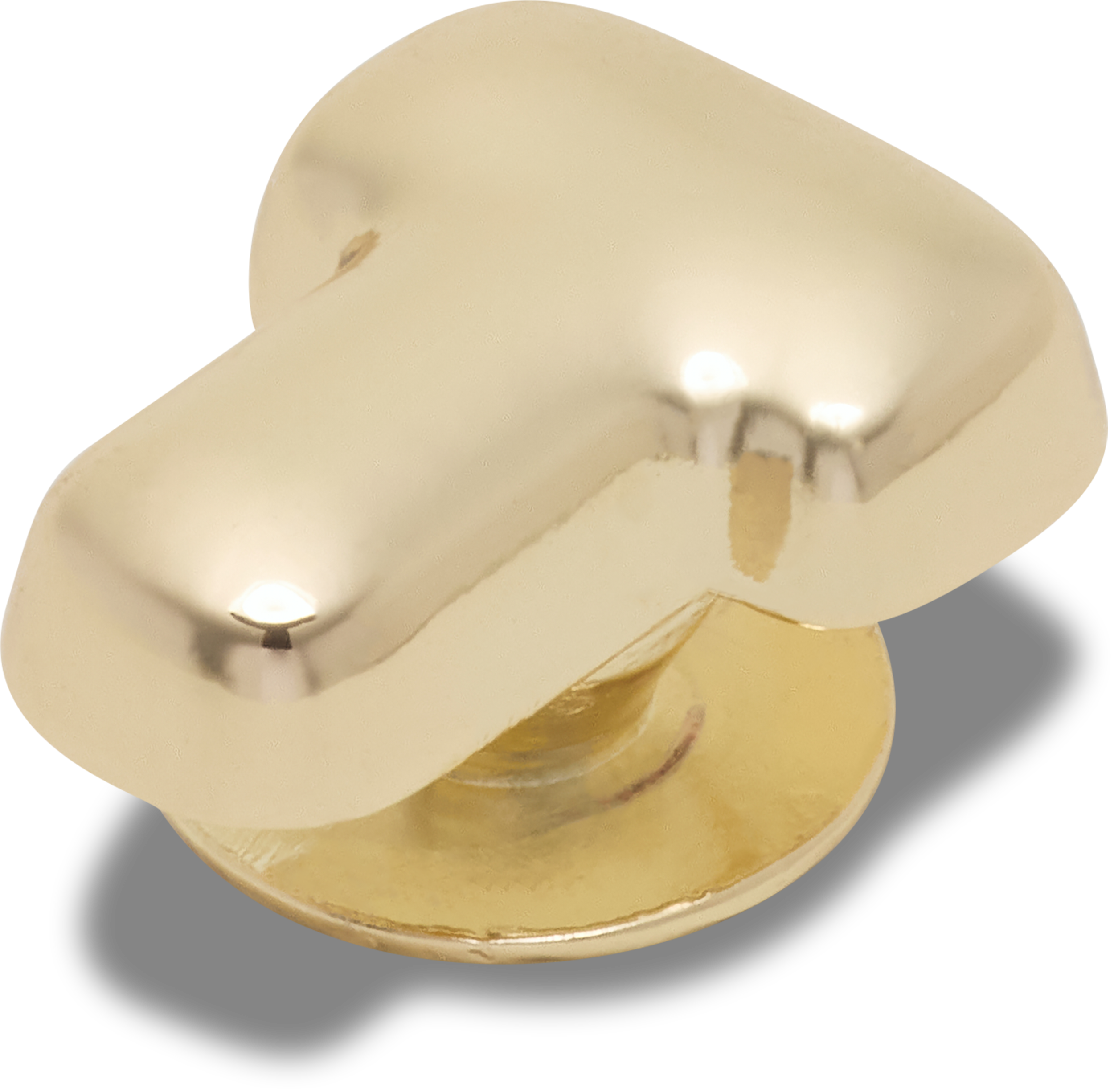 Gold Bubble Letter T