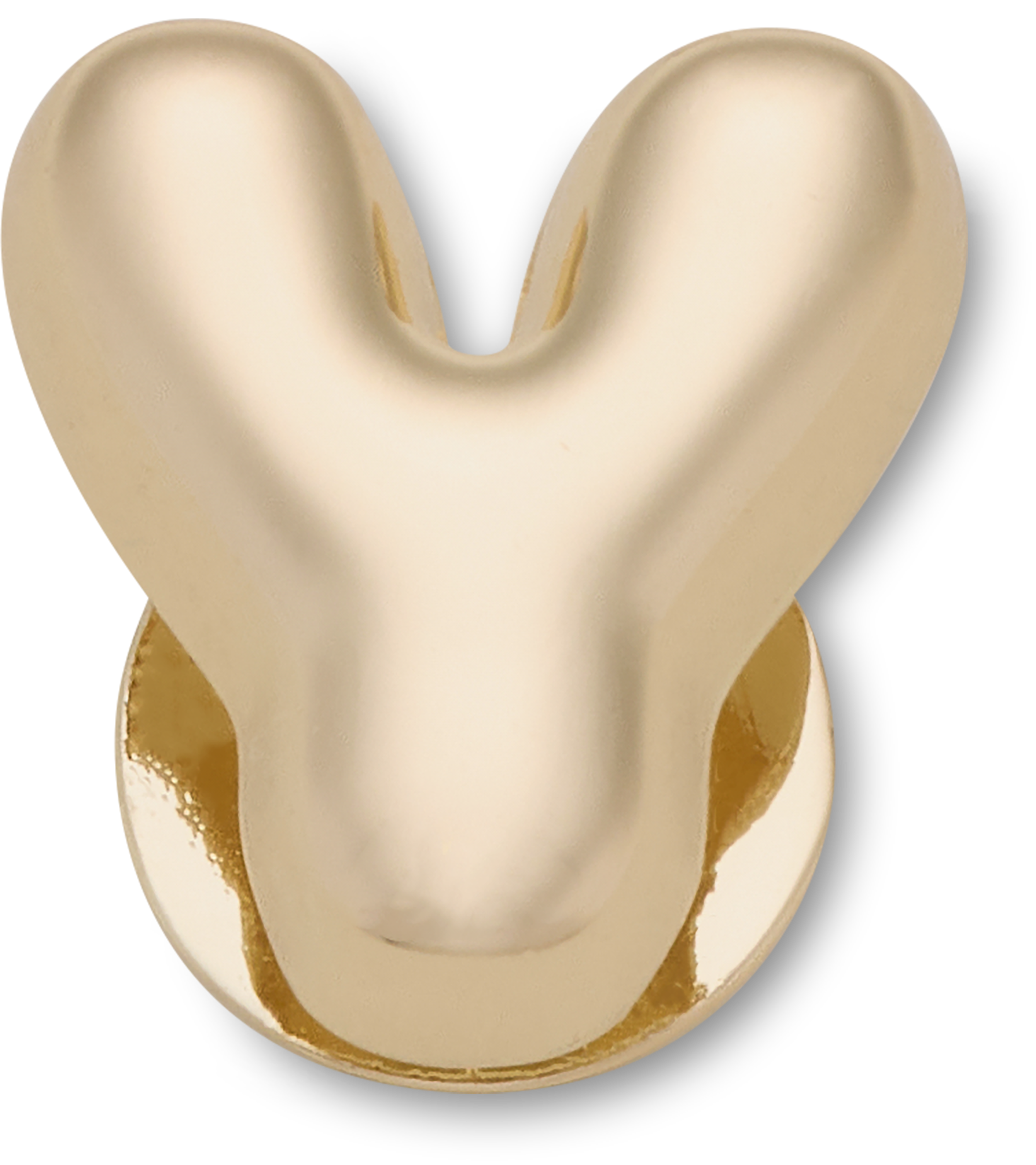 Gold Bubble Letter Y