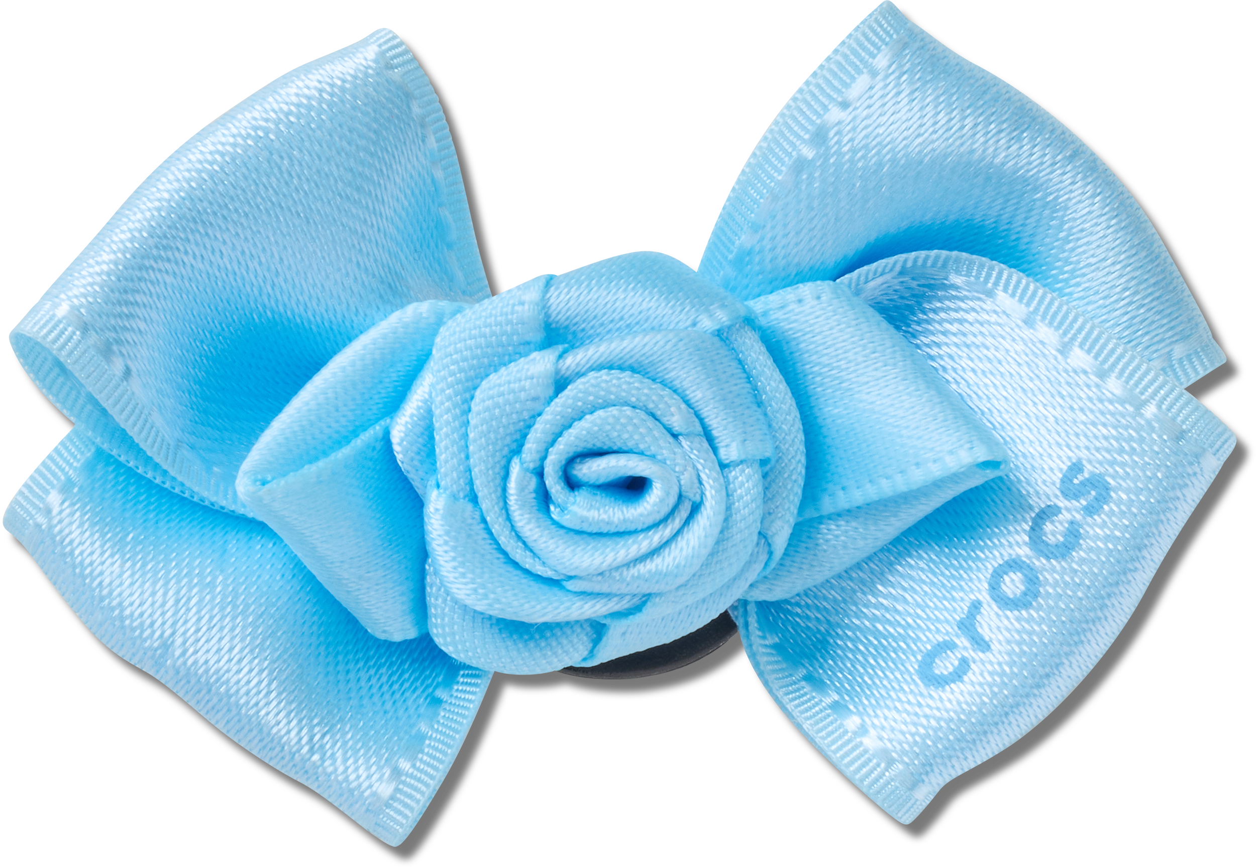 Blue Rosette Bow