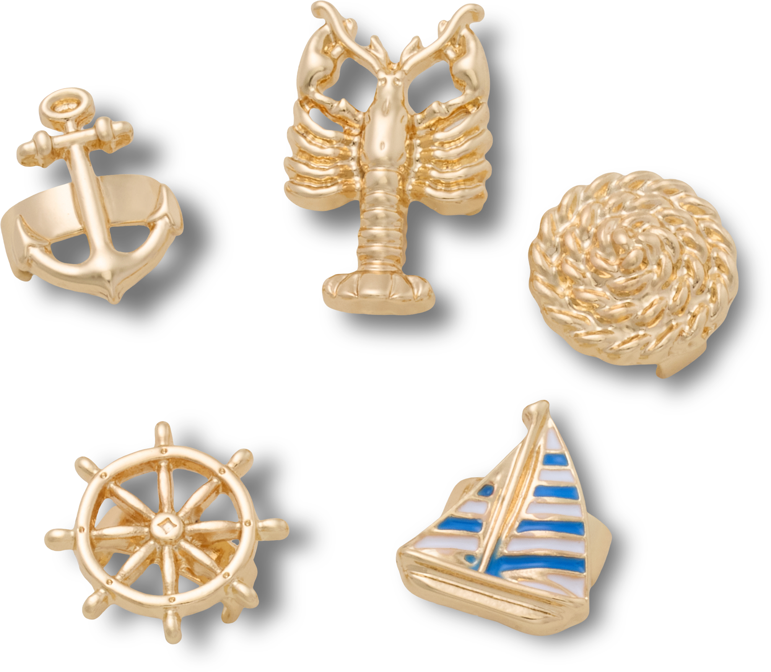 Sandal C Charms Nautical Icon 5 Pack