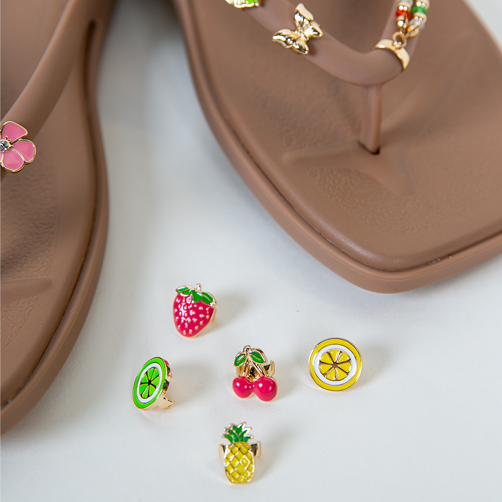 Strawberry Sandal C Charm