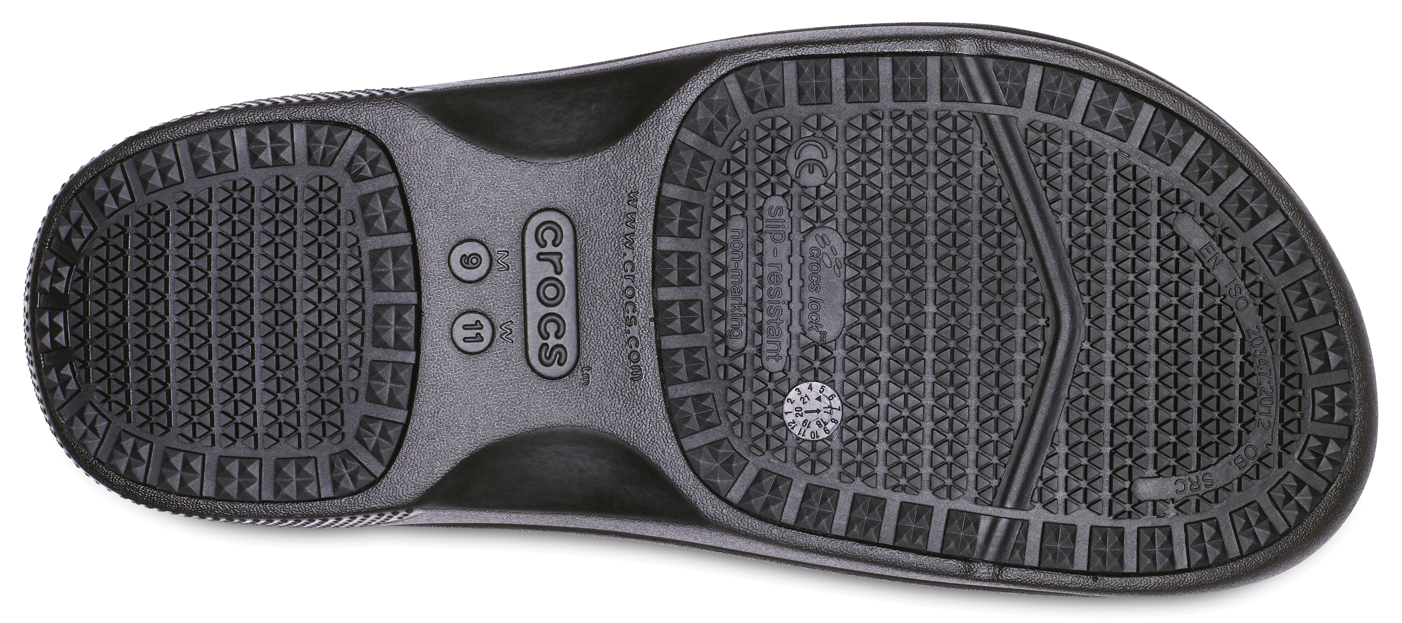 Crocs On The Clock Work Slip-On