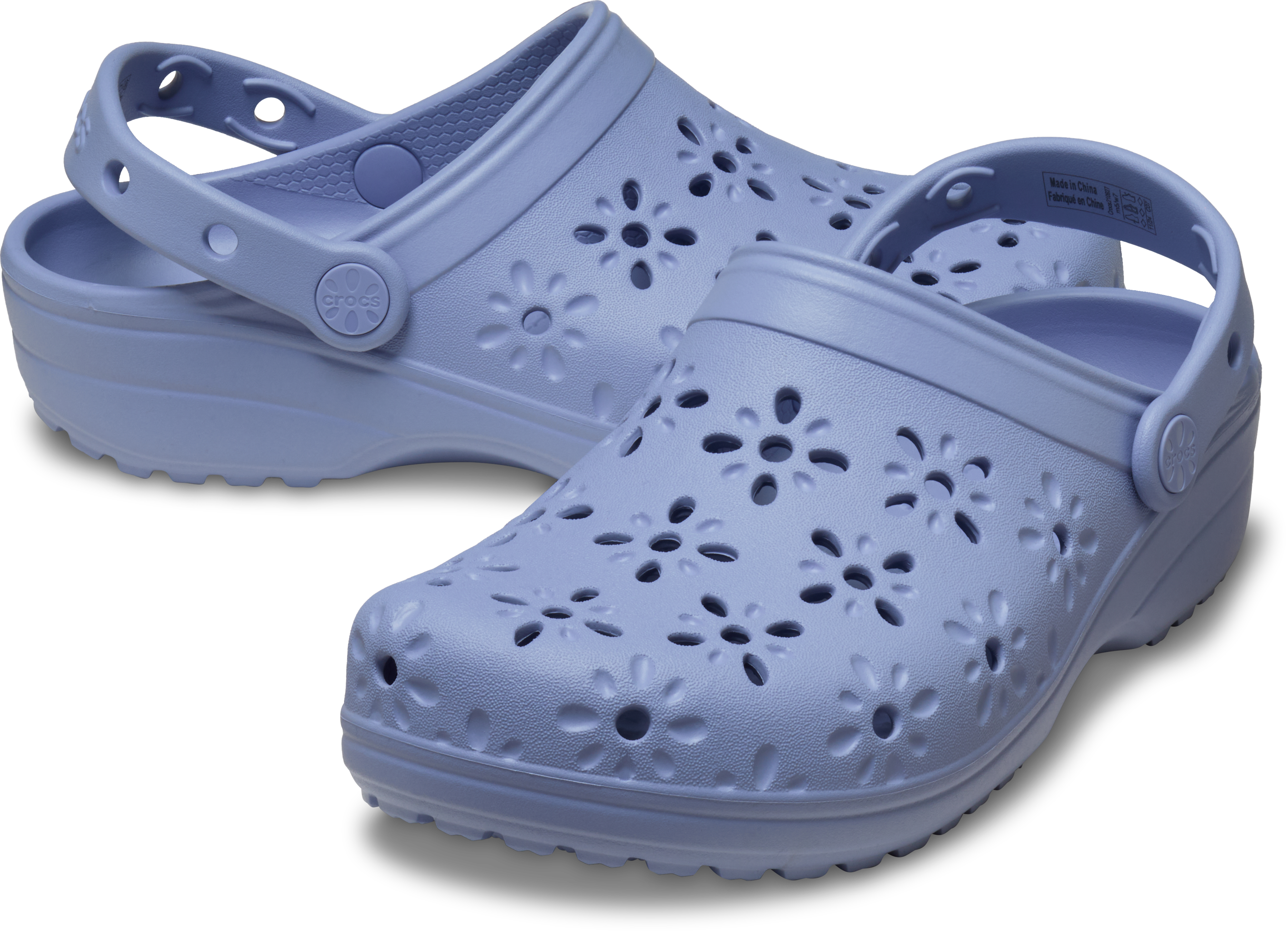 Classic Floral Cut-Out Clog