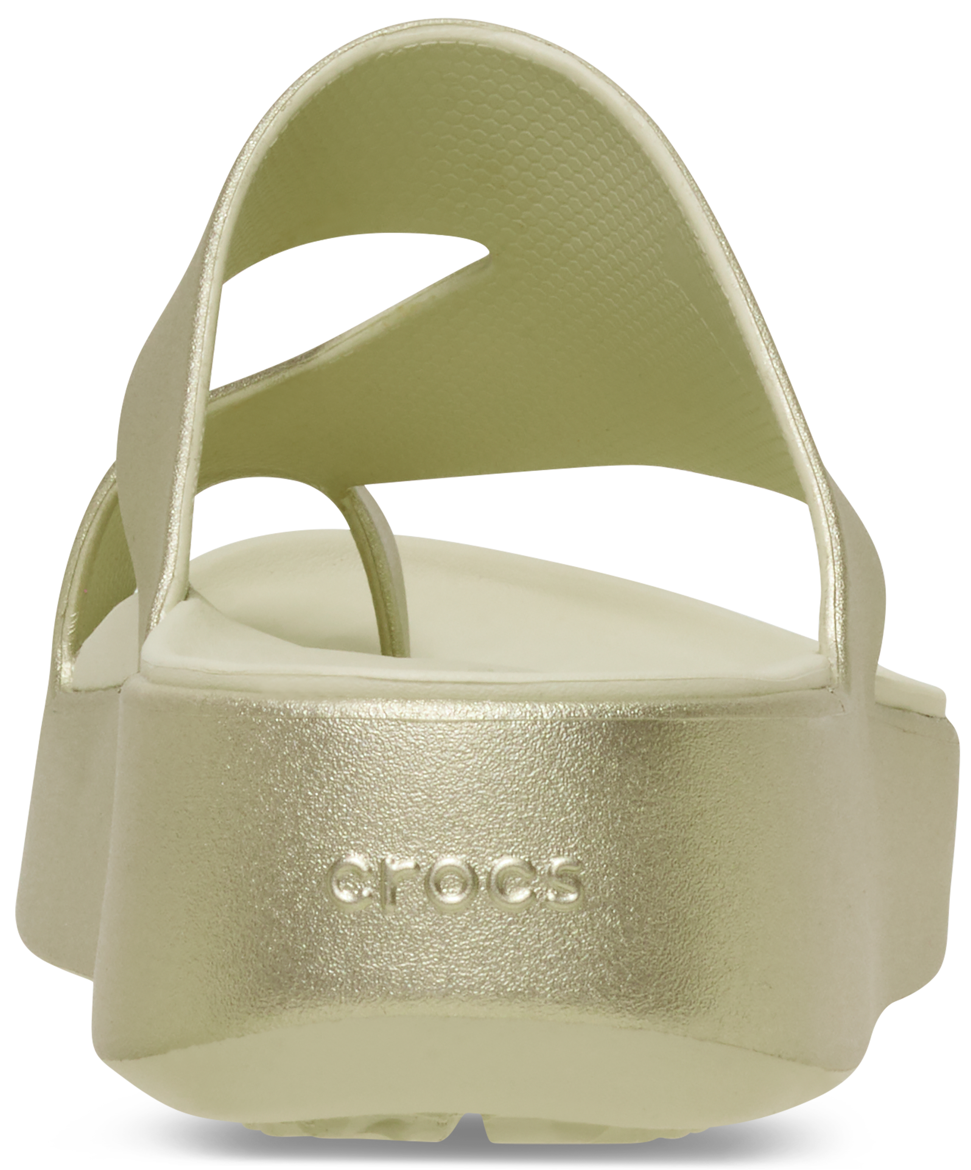 Getaway Platform Toe Loop Metallic Sandal