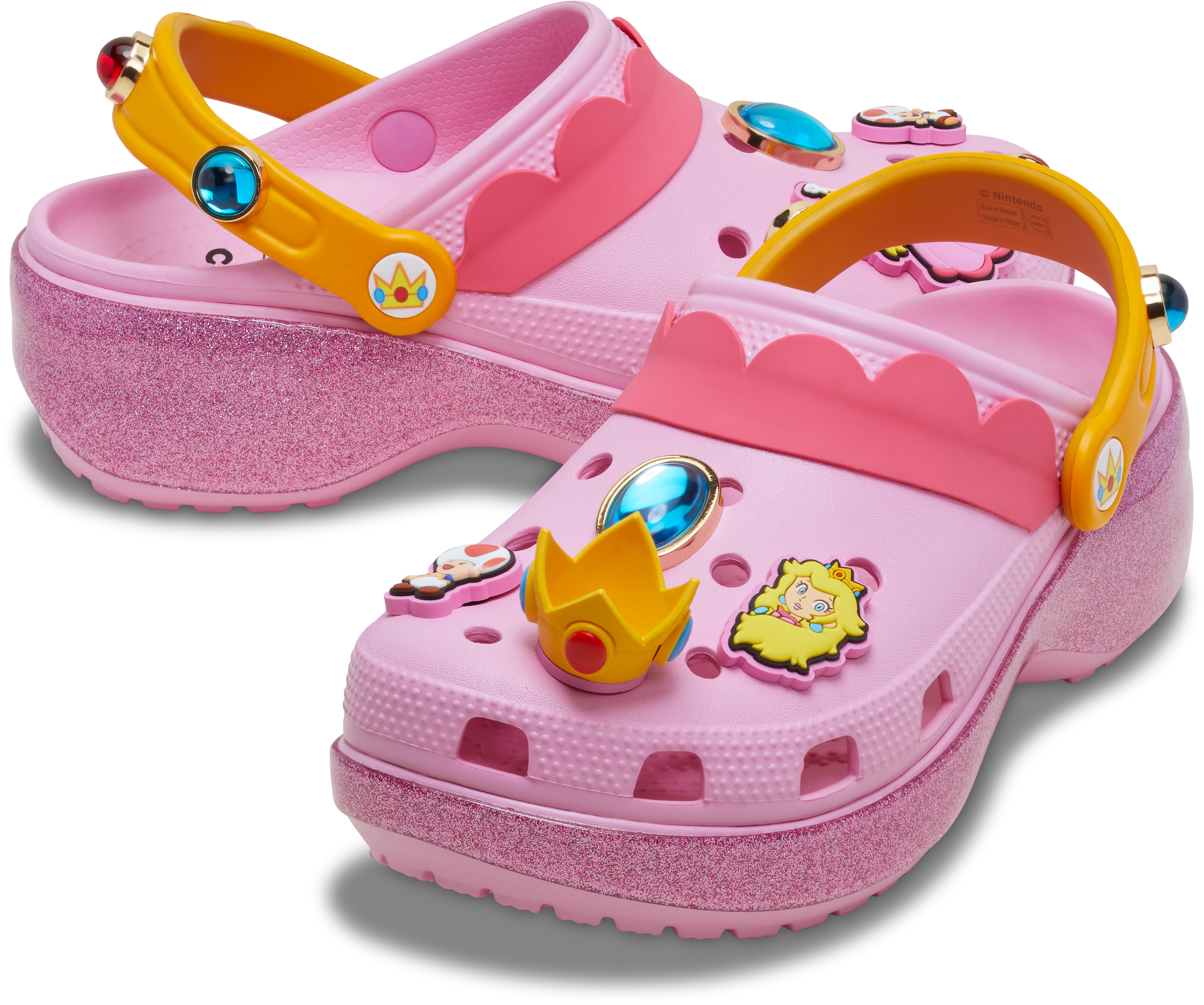 Princess Peach Classic Platform Clog