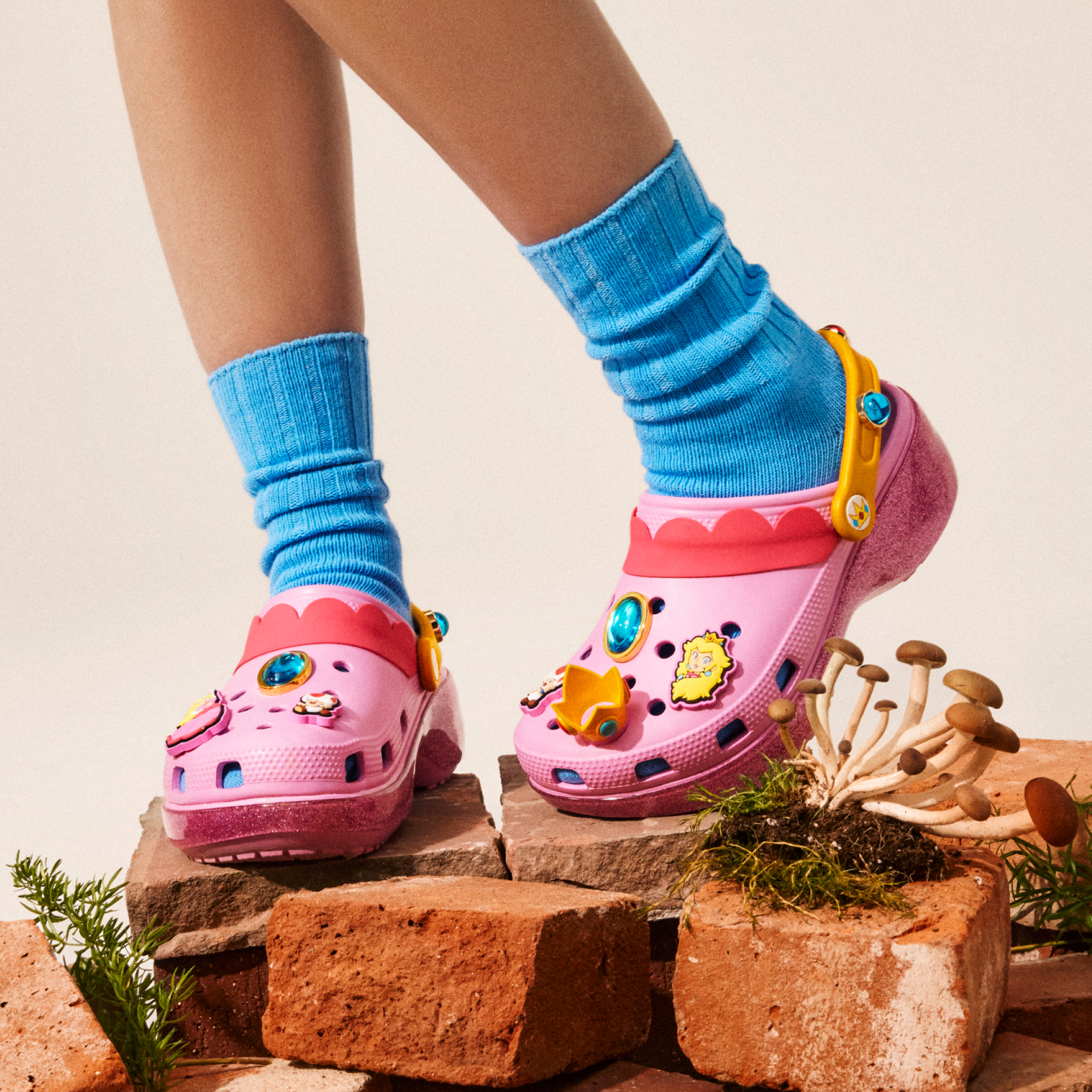 Princess Peach Classic Platform Clog