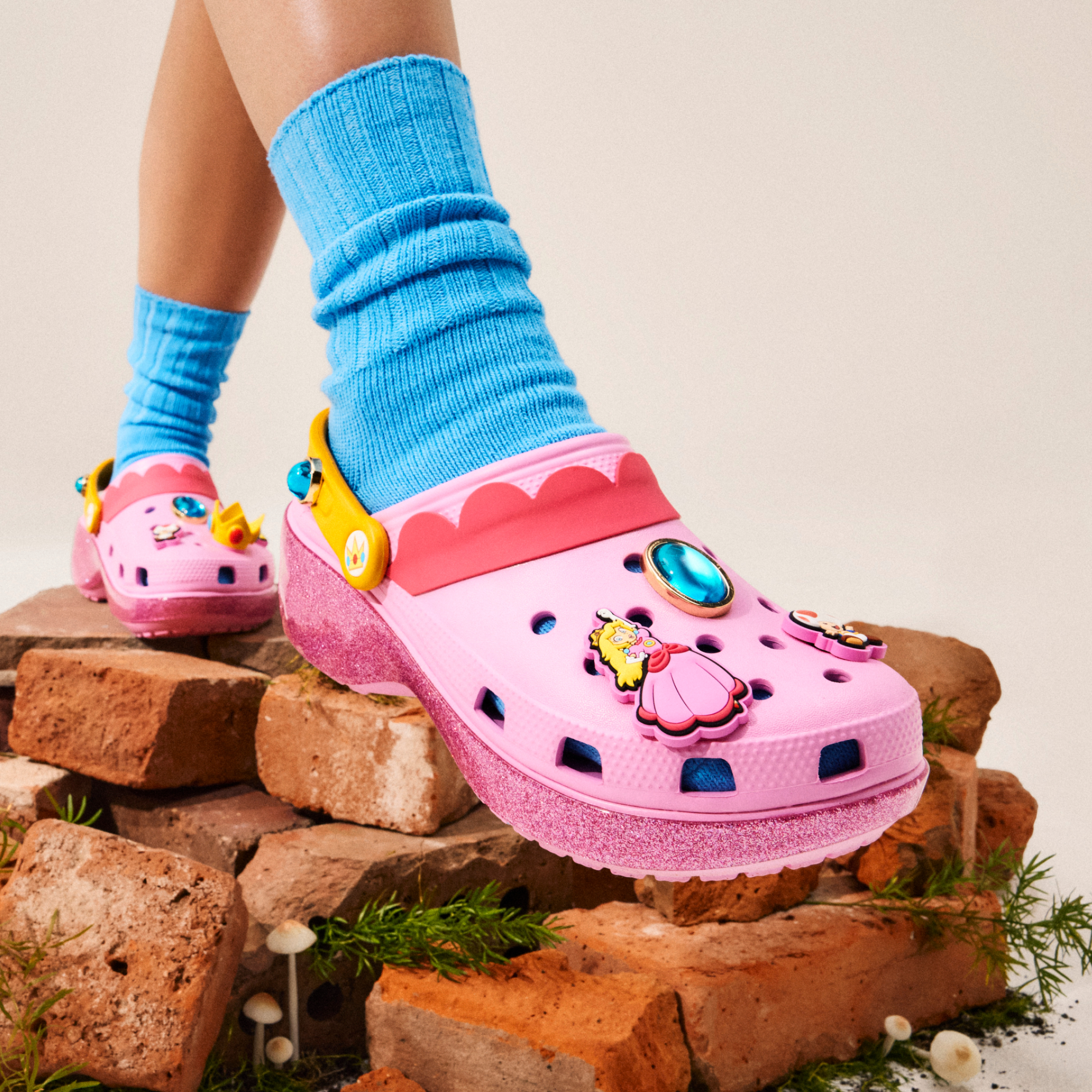 Princess Peach Classic Platform Clog