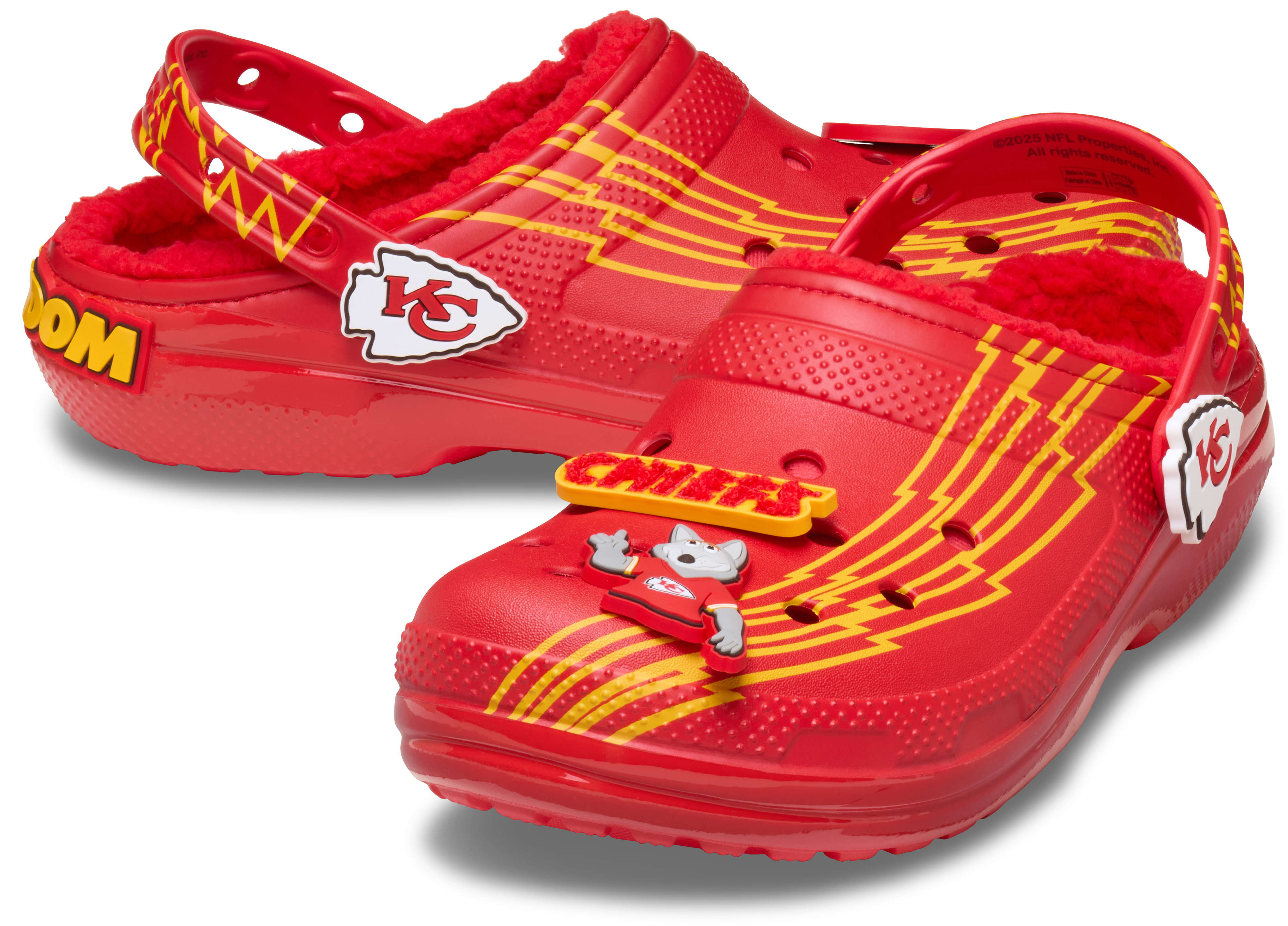 NFL Kansas City Chiefs Classic Lined Clog