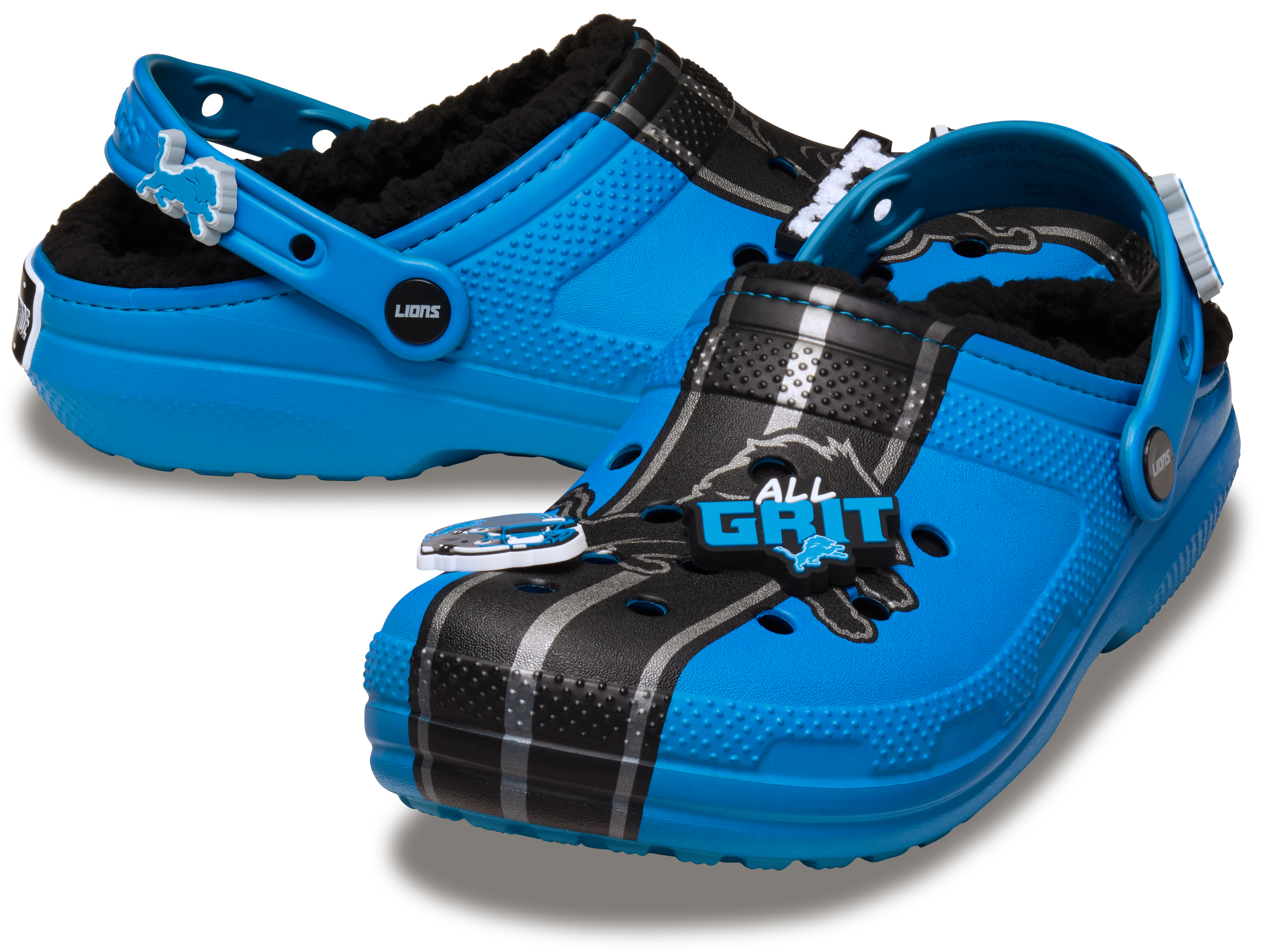 NFL Detroit Lions Classic Lined Clog